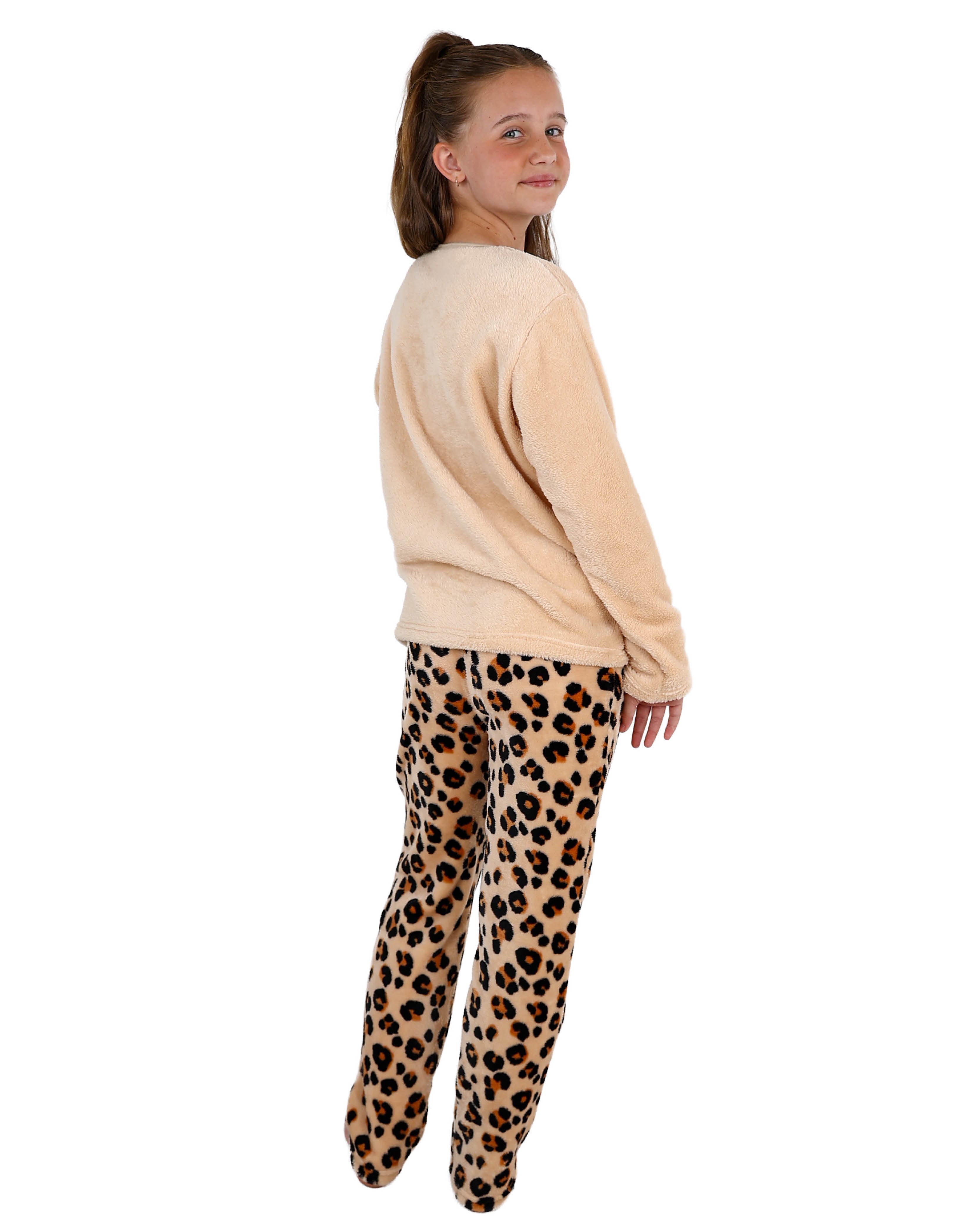 Animal Print Fleece Pyjamas