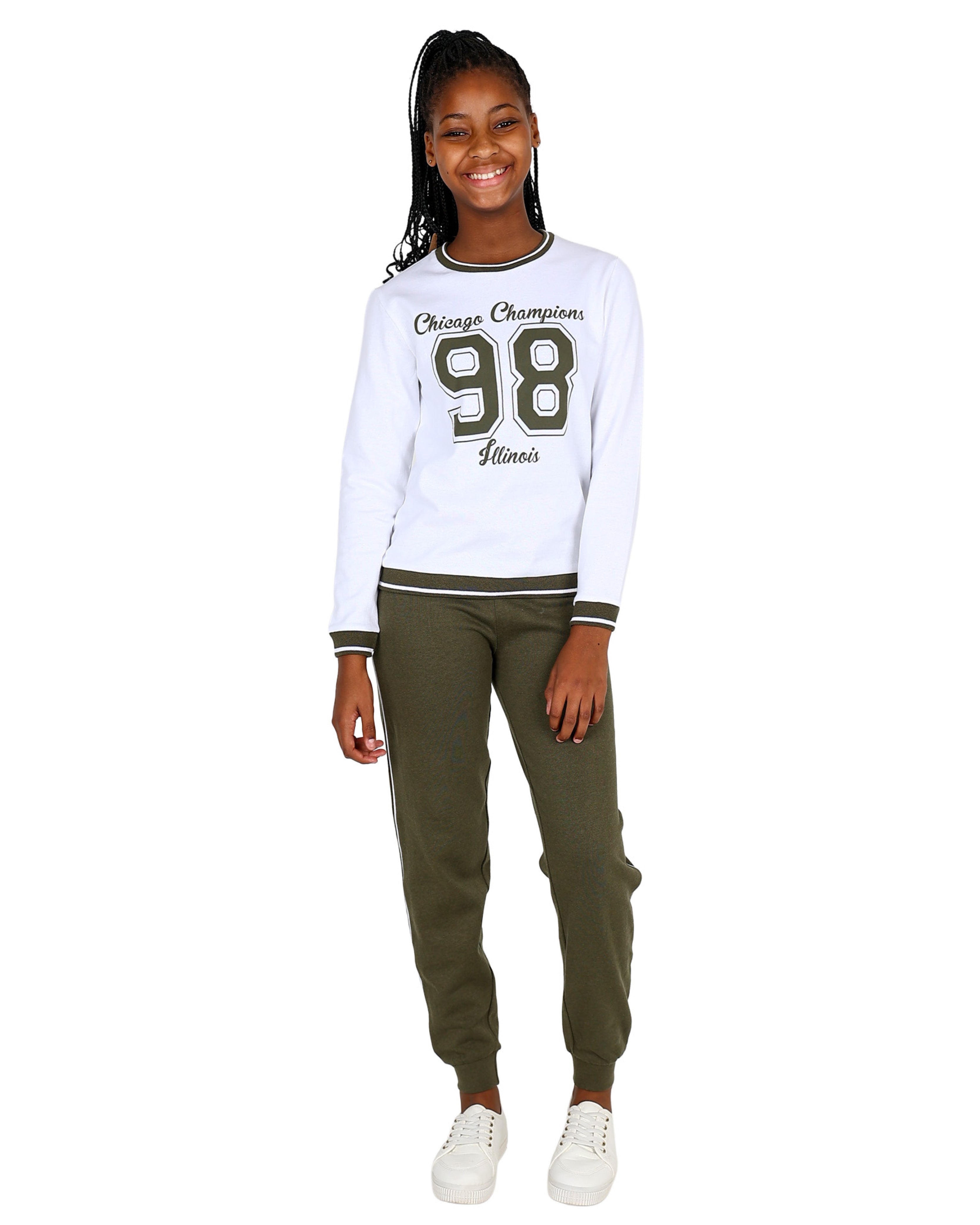 Olive Chicago Champions Graphic Tracksuit