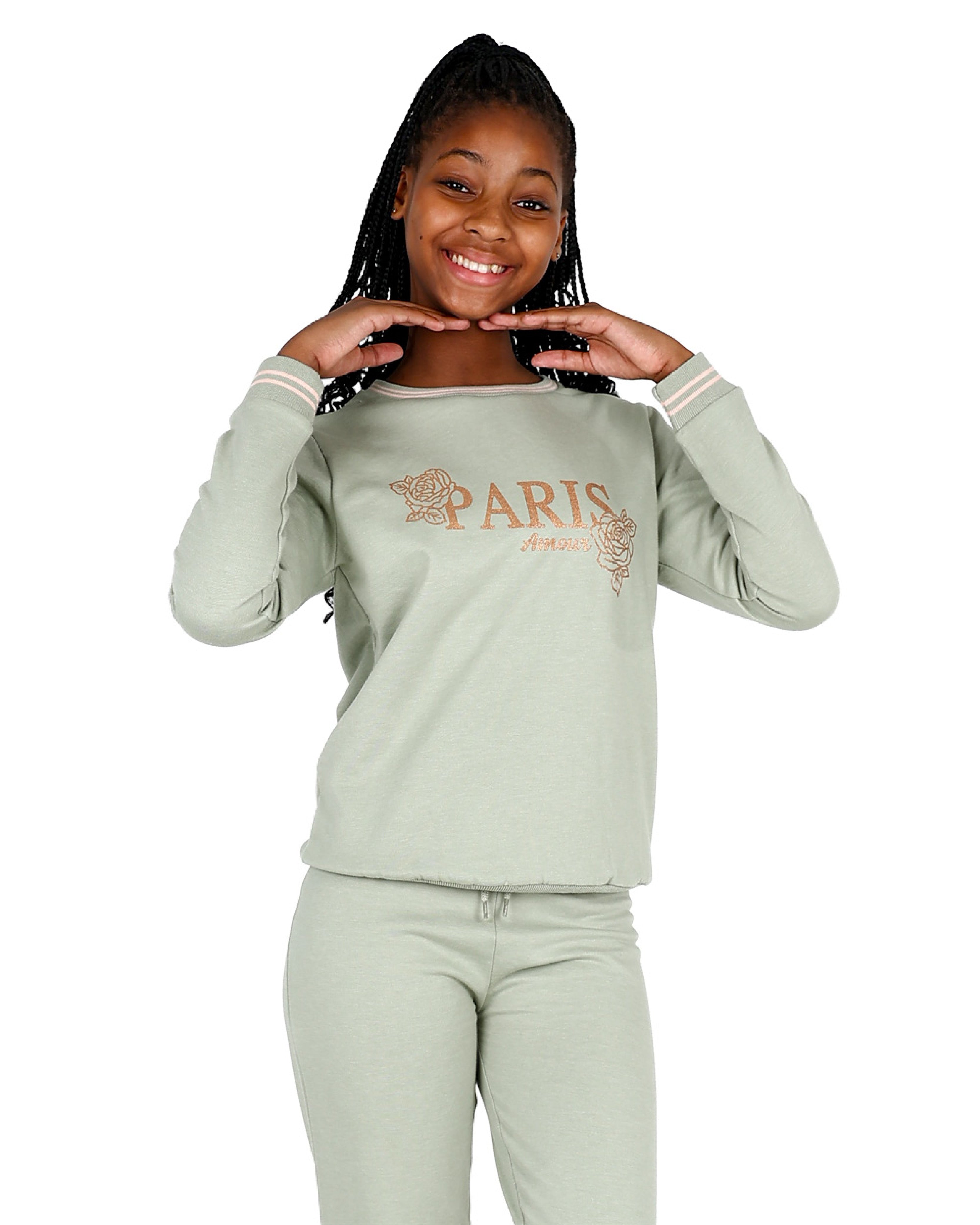 2 Pack Paris Graphic Print Active Tops