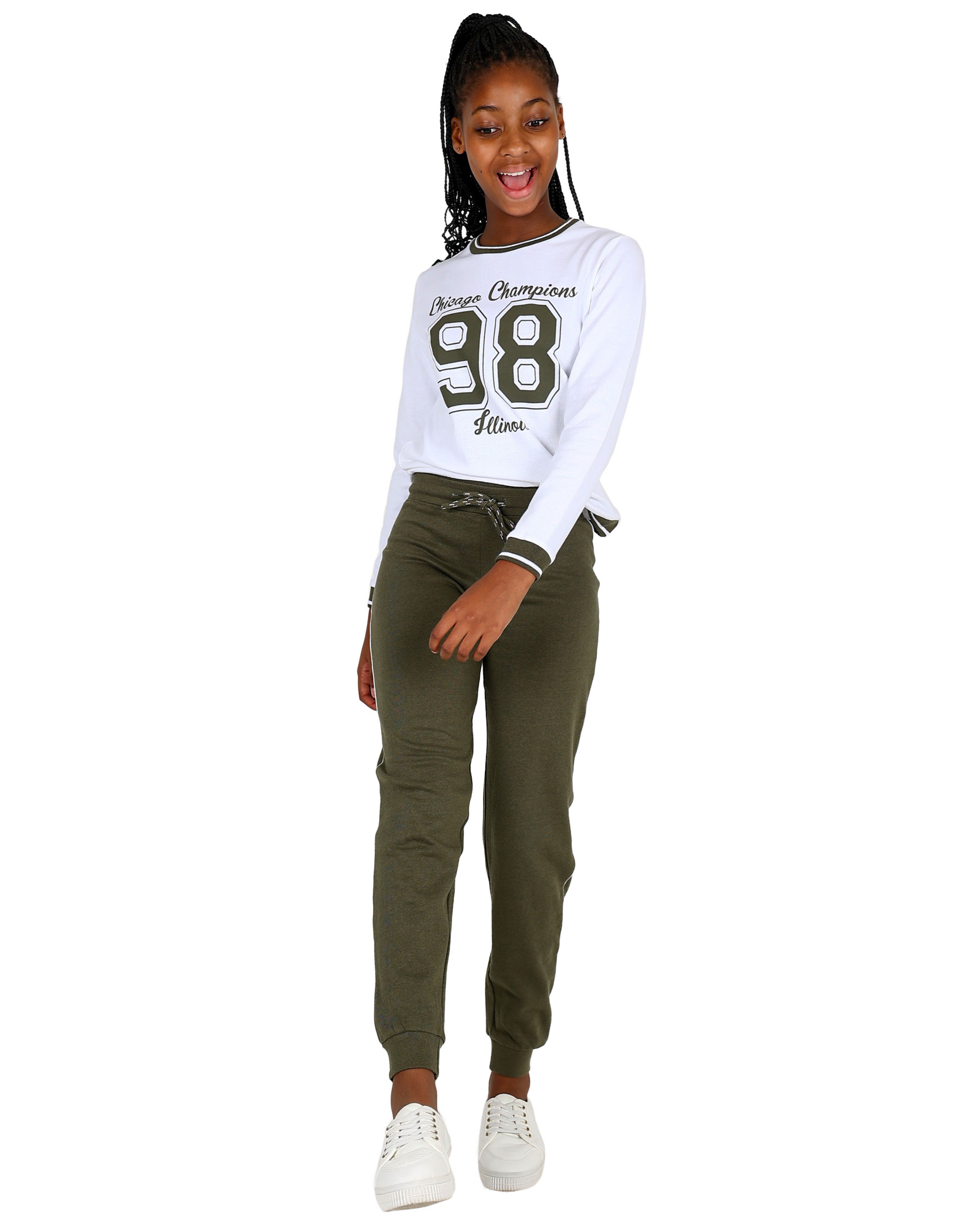 Olive Chicago Champions Graphic Tracksuit