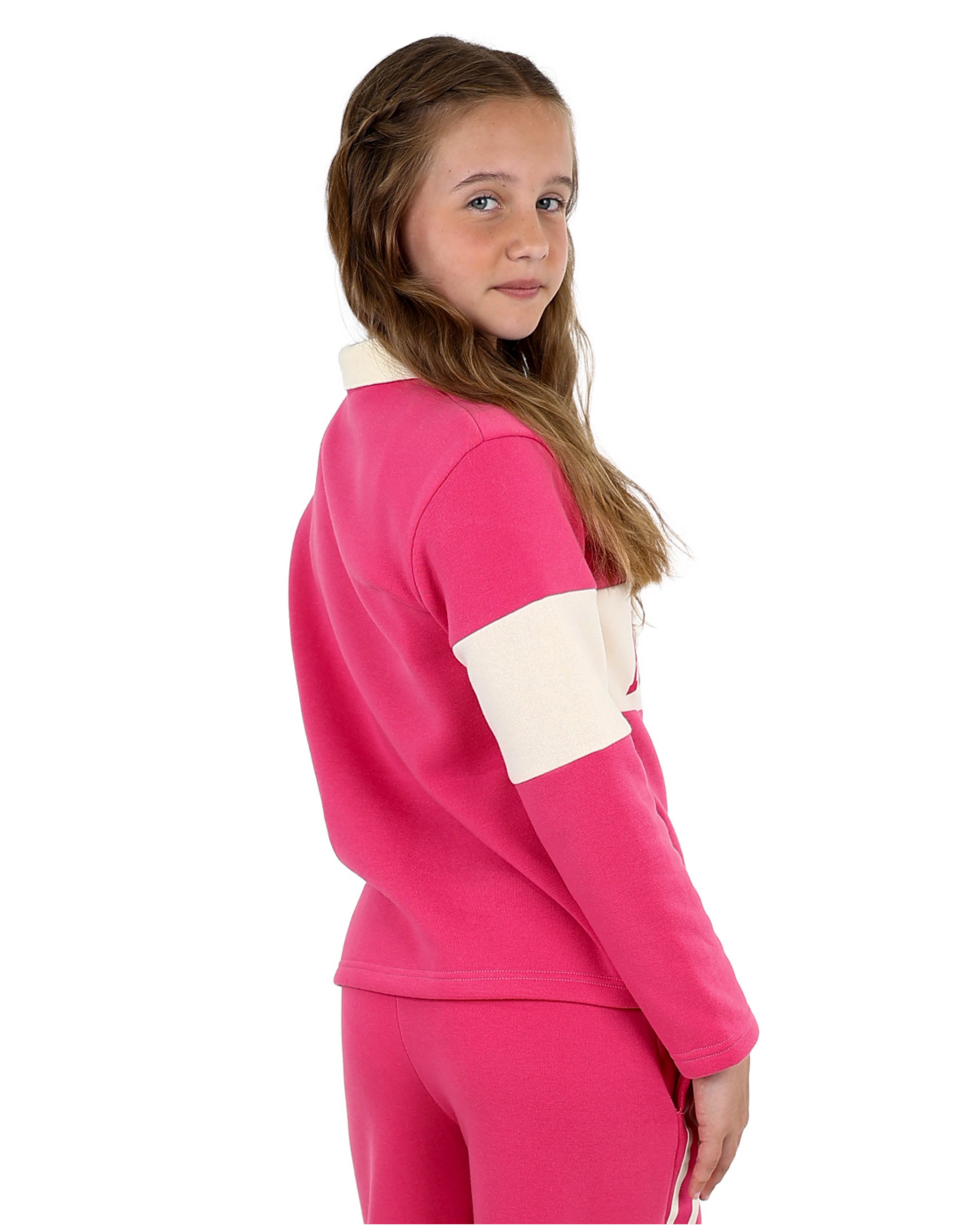 Cerise "Atalanta" Graphic Colour Block Active Top