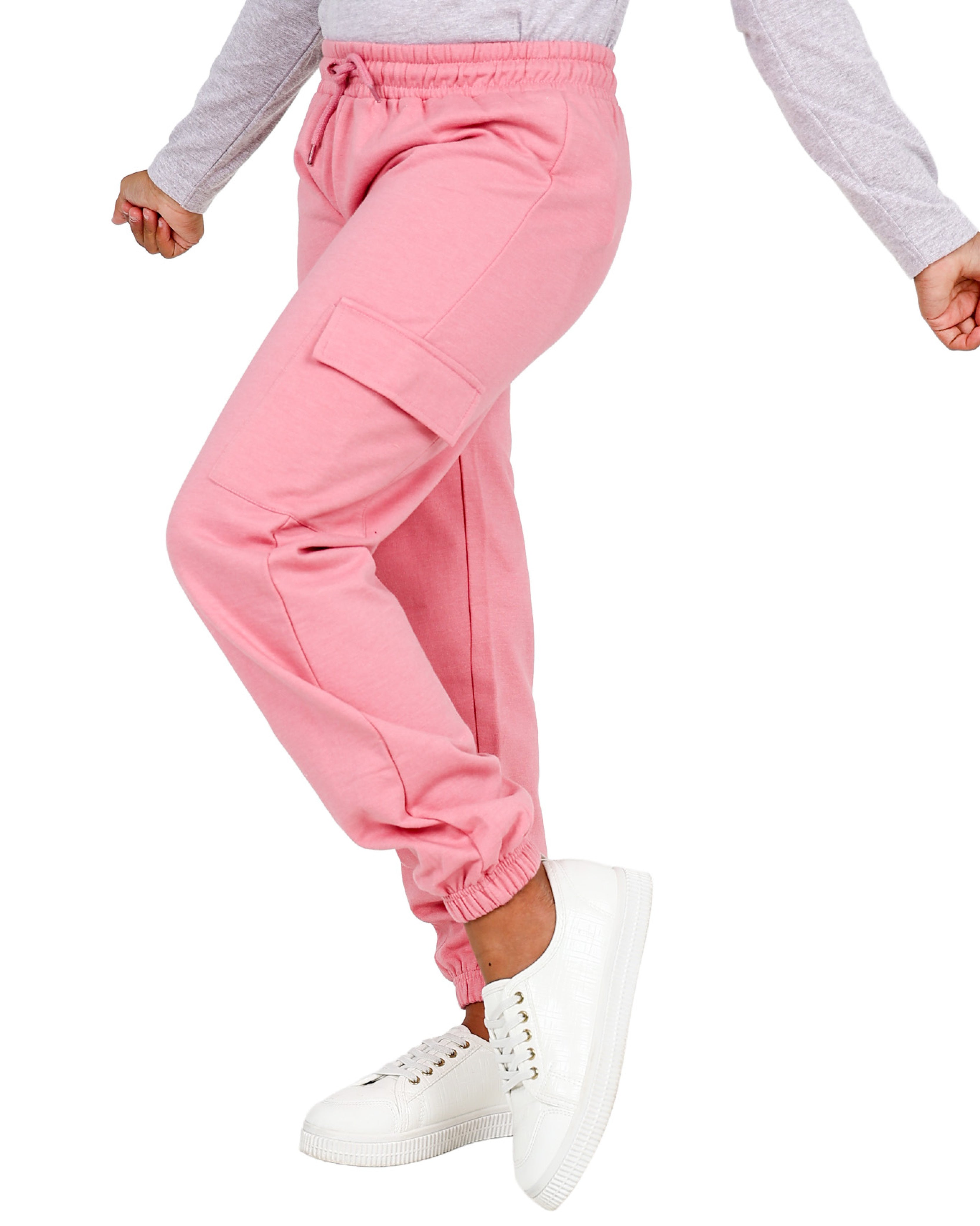 Pink Active Cargo Pants