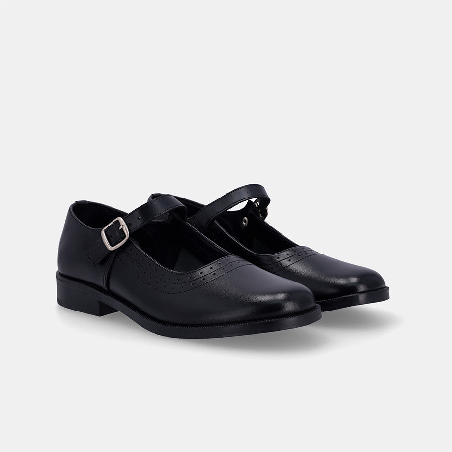 Toughees Pearl Ladies One Bar School Shoes