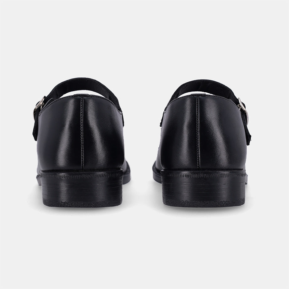 Toughees Pearl Girls One Bar School Shoes