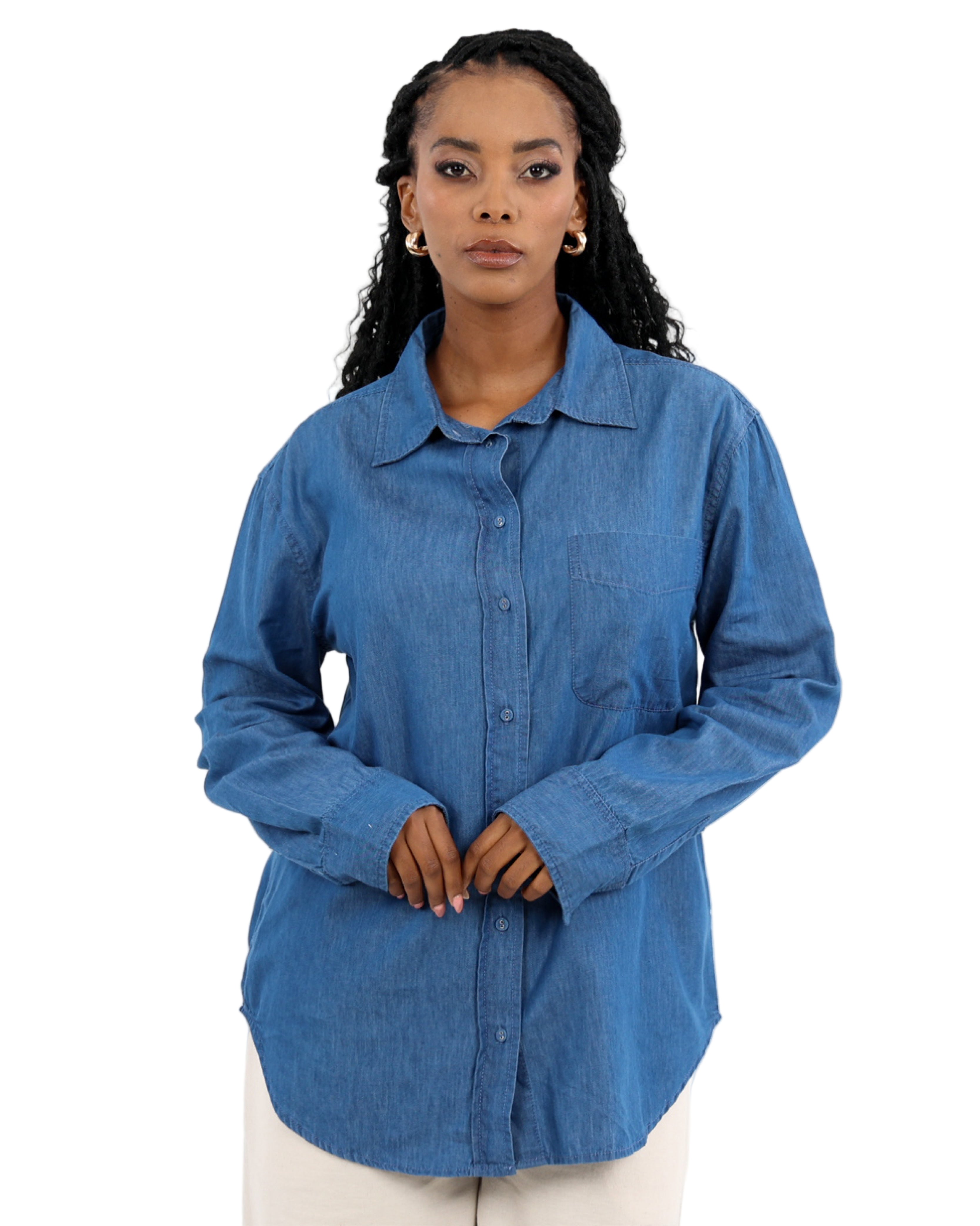 Eco-friendly Soft Tencel Denim Shirt