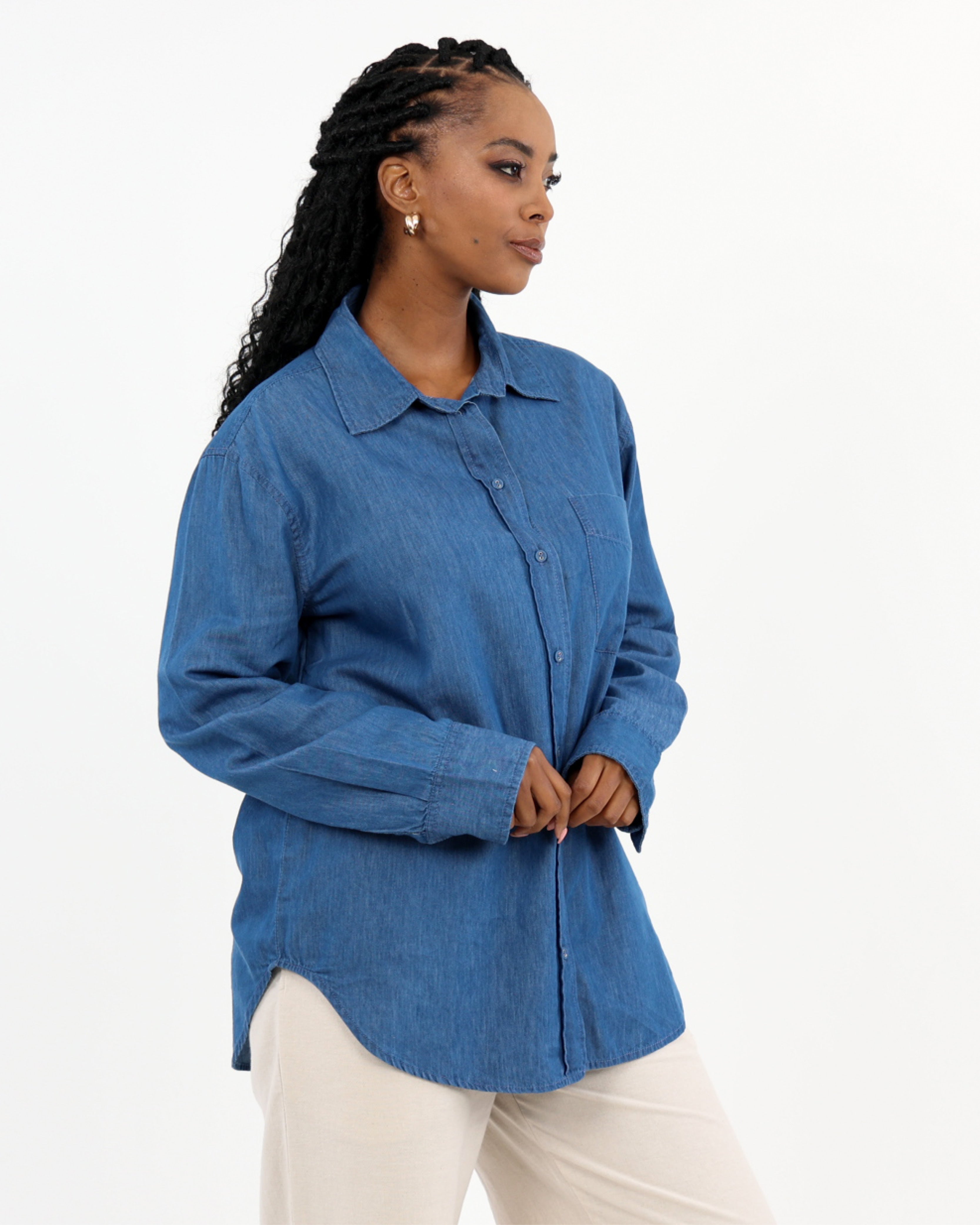 Eco-friendly Soft Tencel Denim Shirt