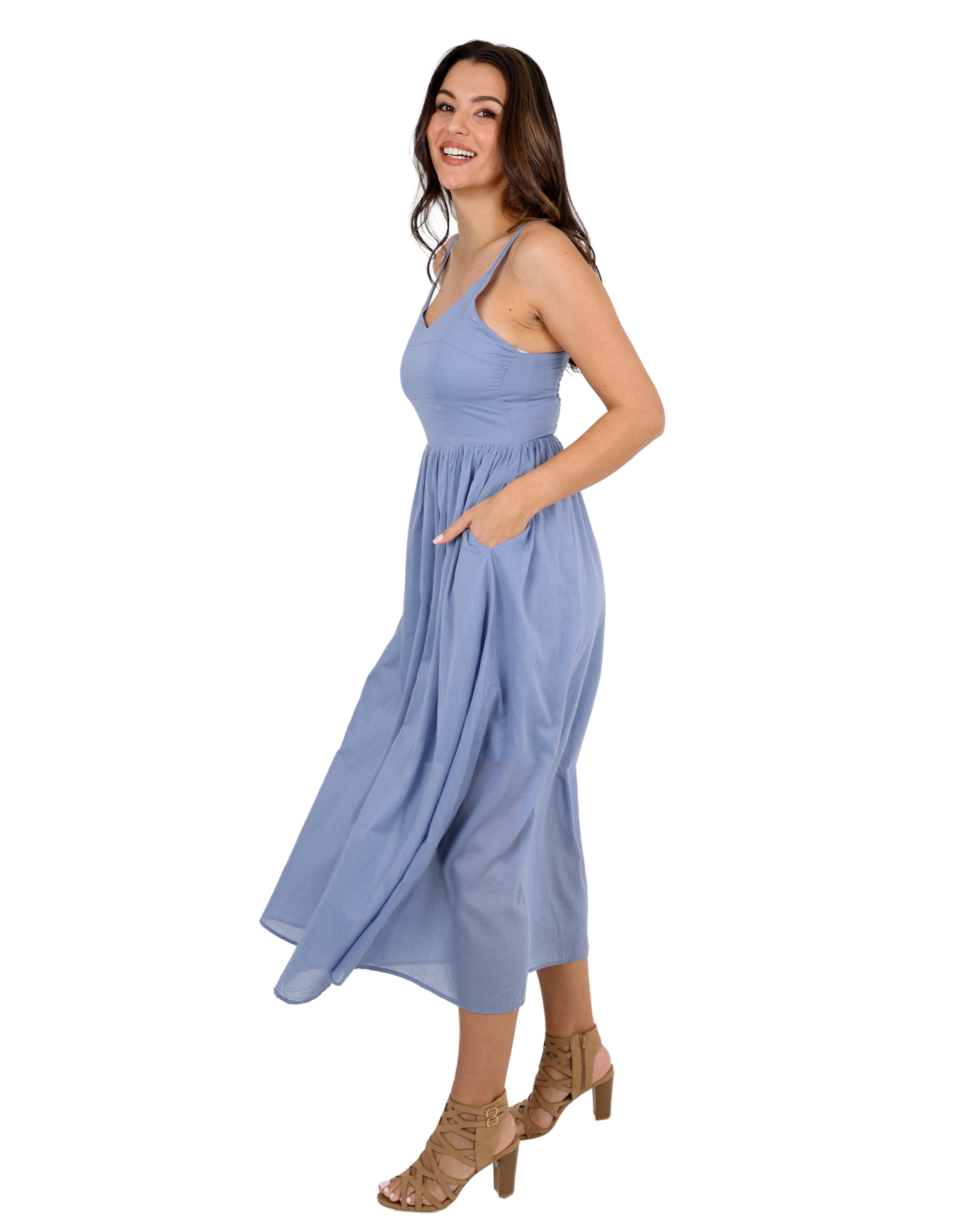 The Mira Cotton Midi Dress