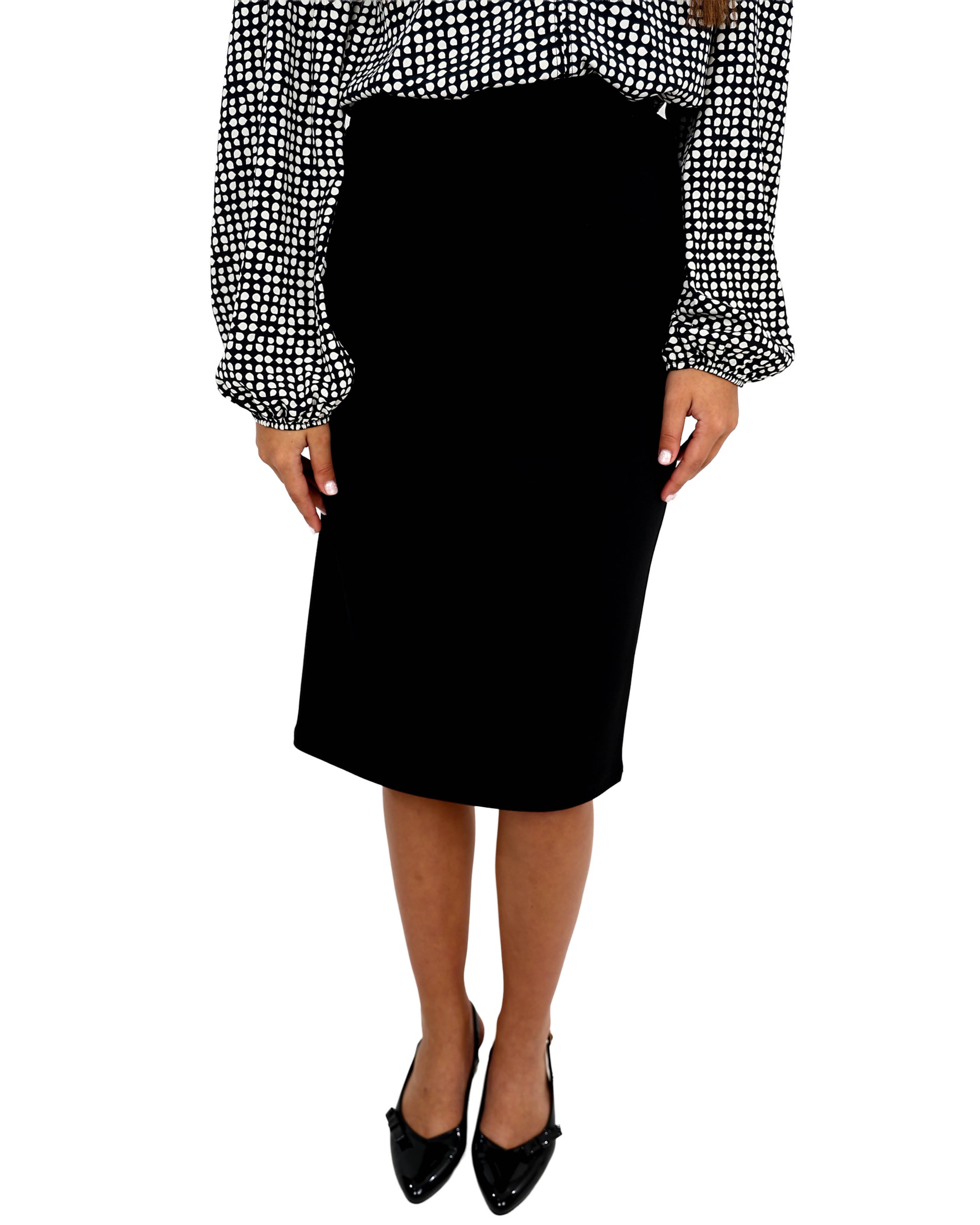 Classic Black Tube Skirt