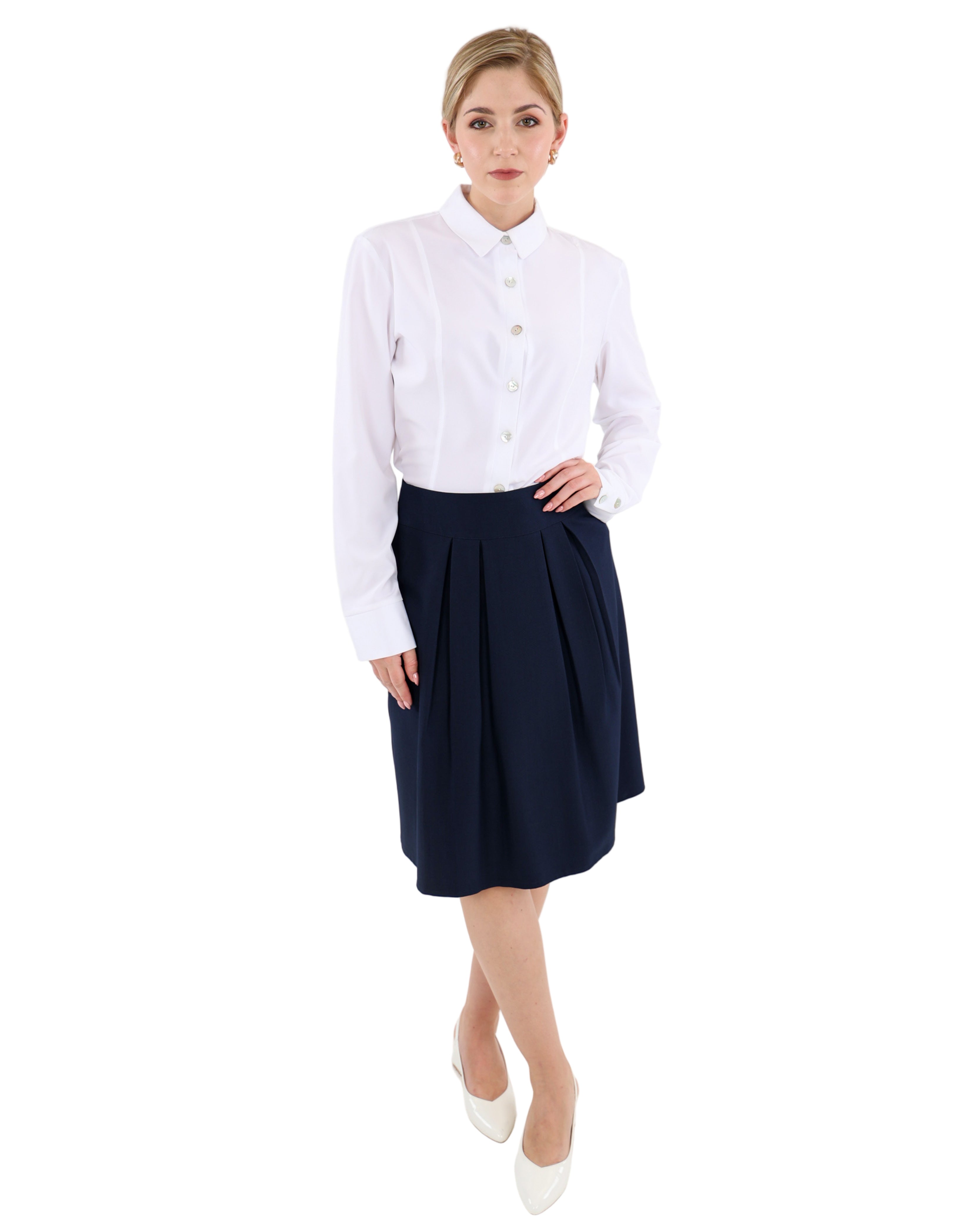 Tailored Pleat Skirt