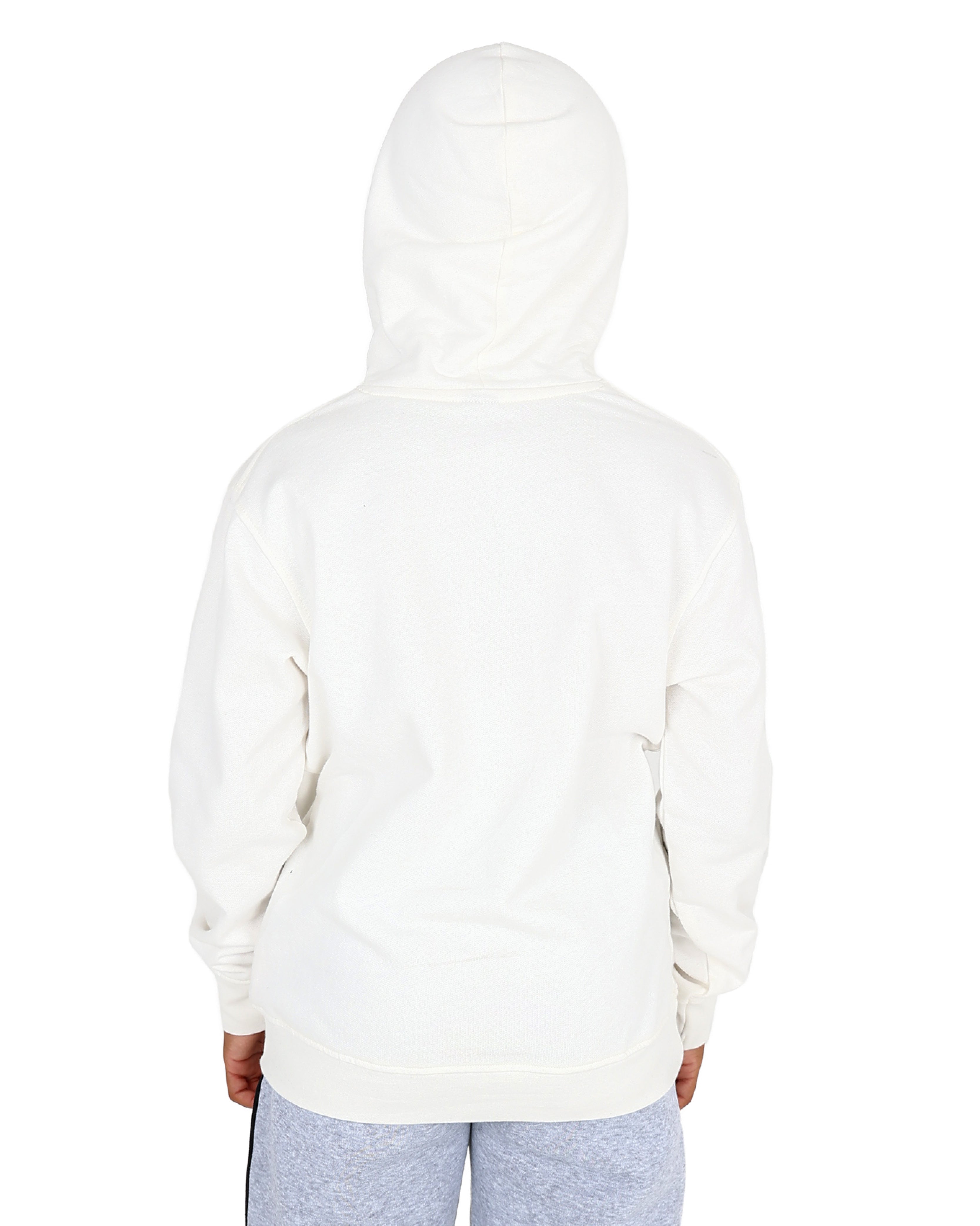 "Get Real" Graphic Print Cotton Hoodie
