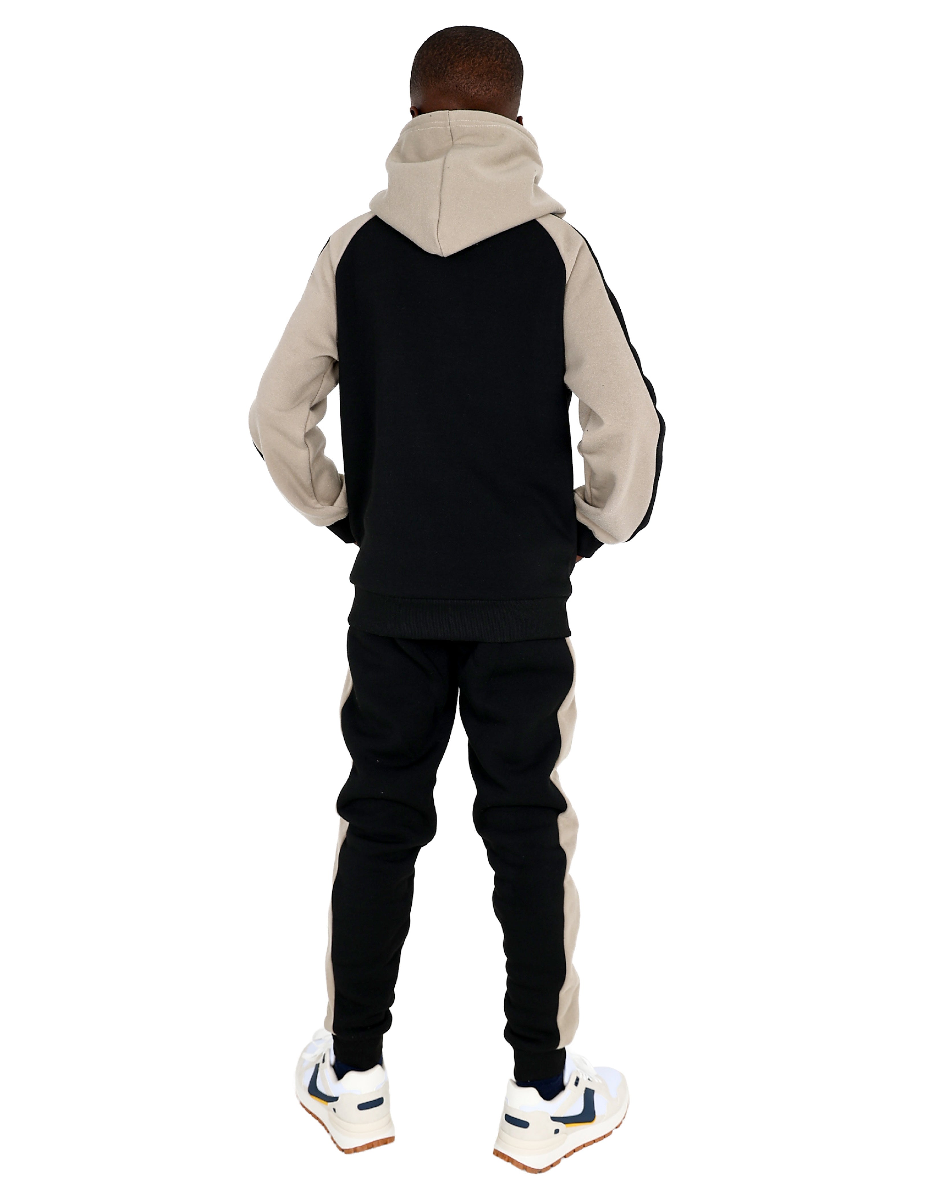 Black & Stone Colour Block Active Joggers