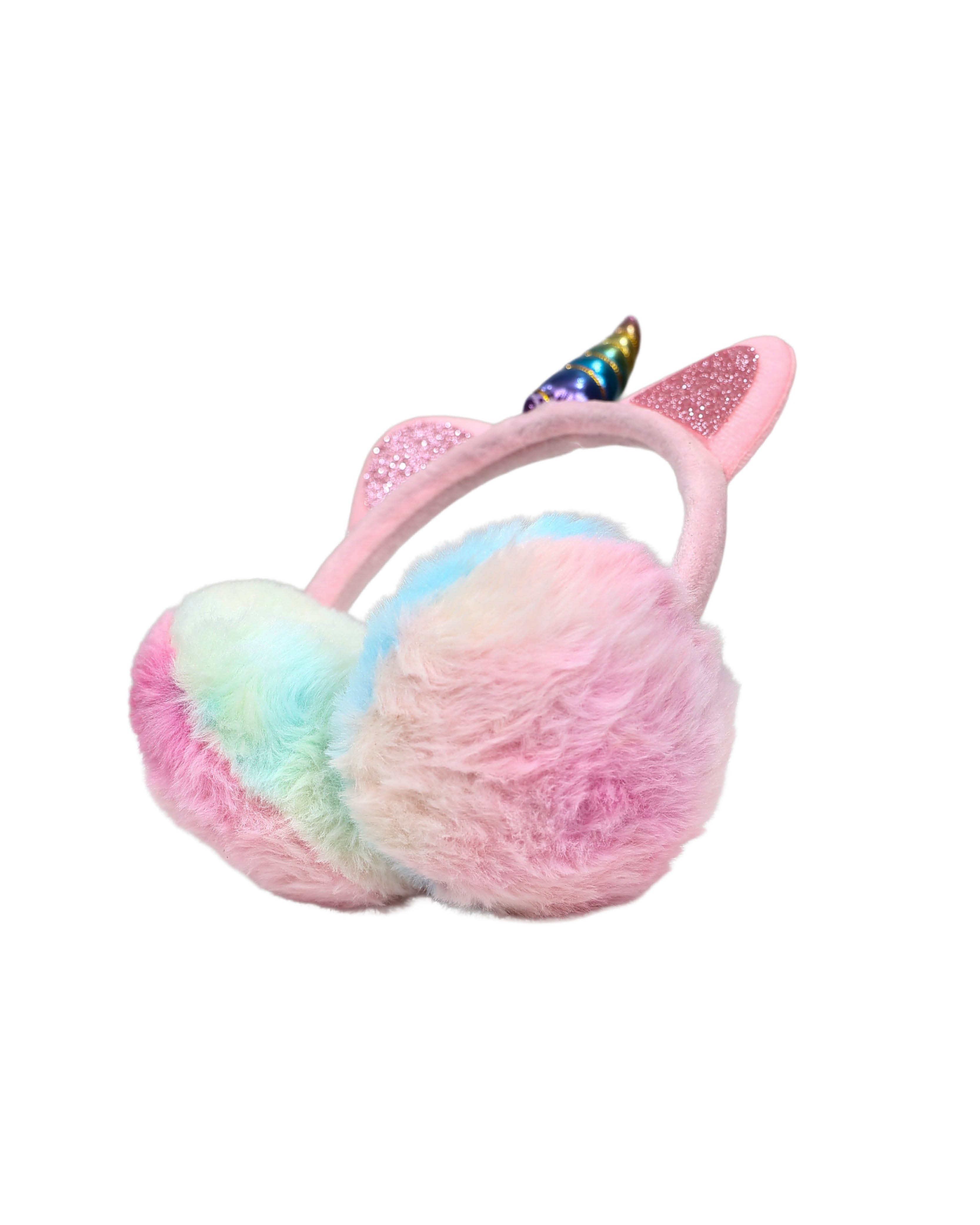 Rainbow Plush Unicorn Earmuff