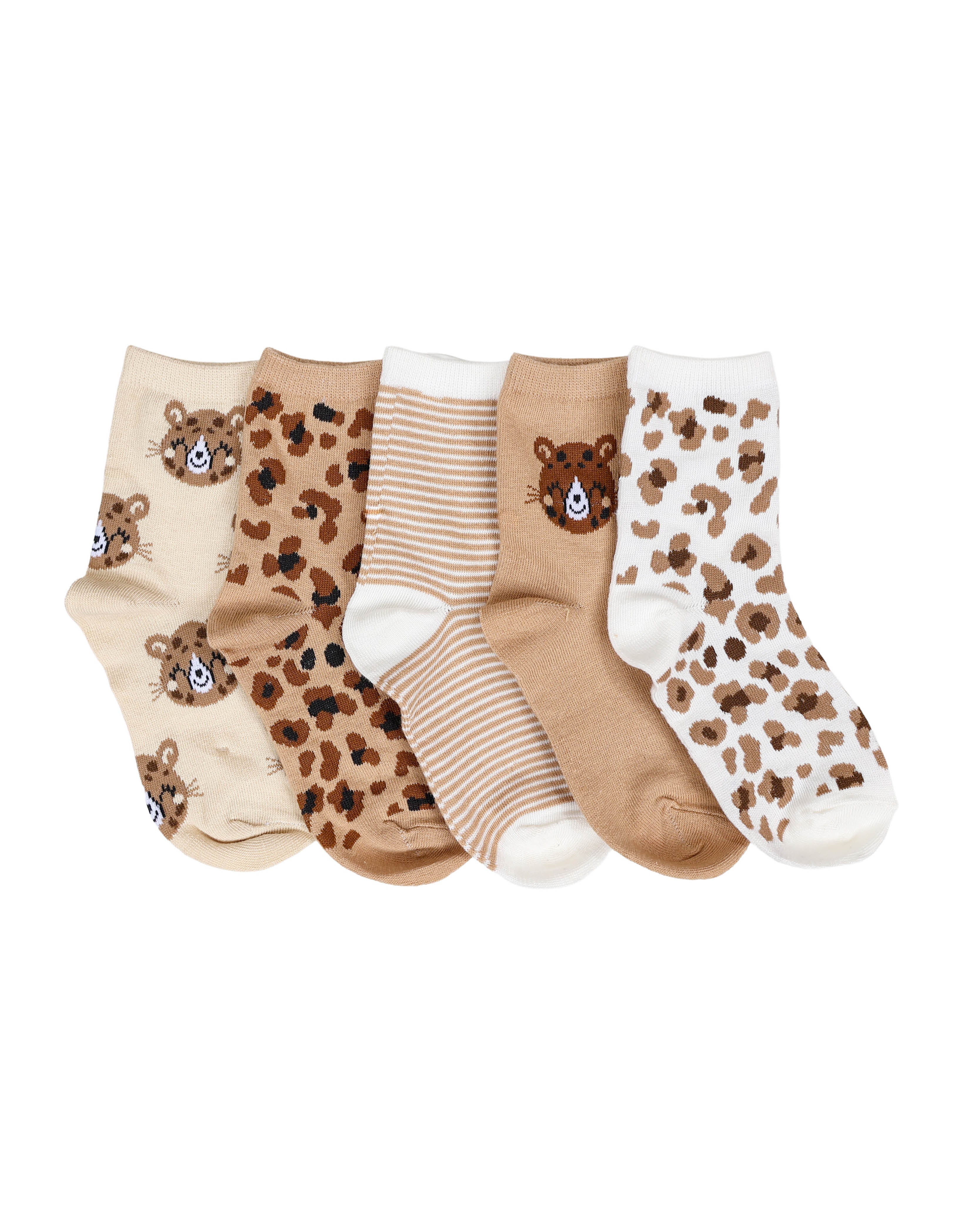 5 Pack Lion Assorted Socks