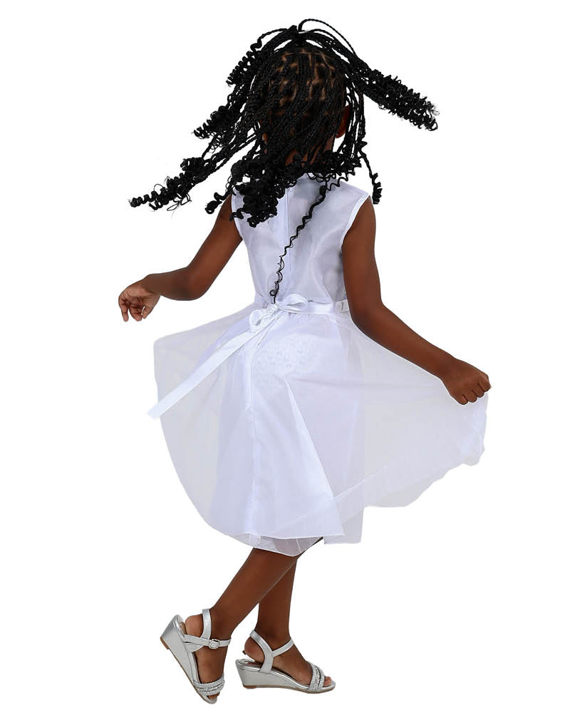 Sleeveless Sequin Bodice & Pleated Party Dress