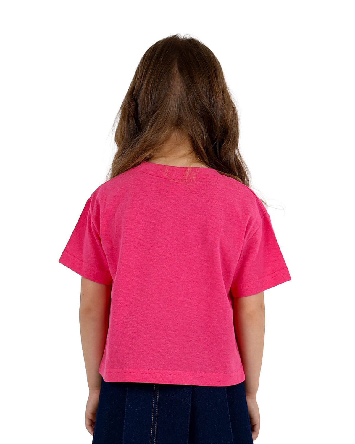 Short Sleeve Rainbow Foil Embossed Butterfly T-Shirt
