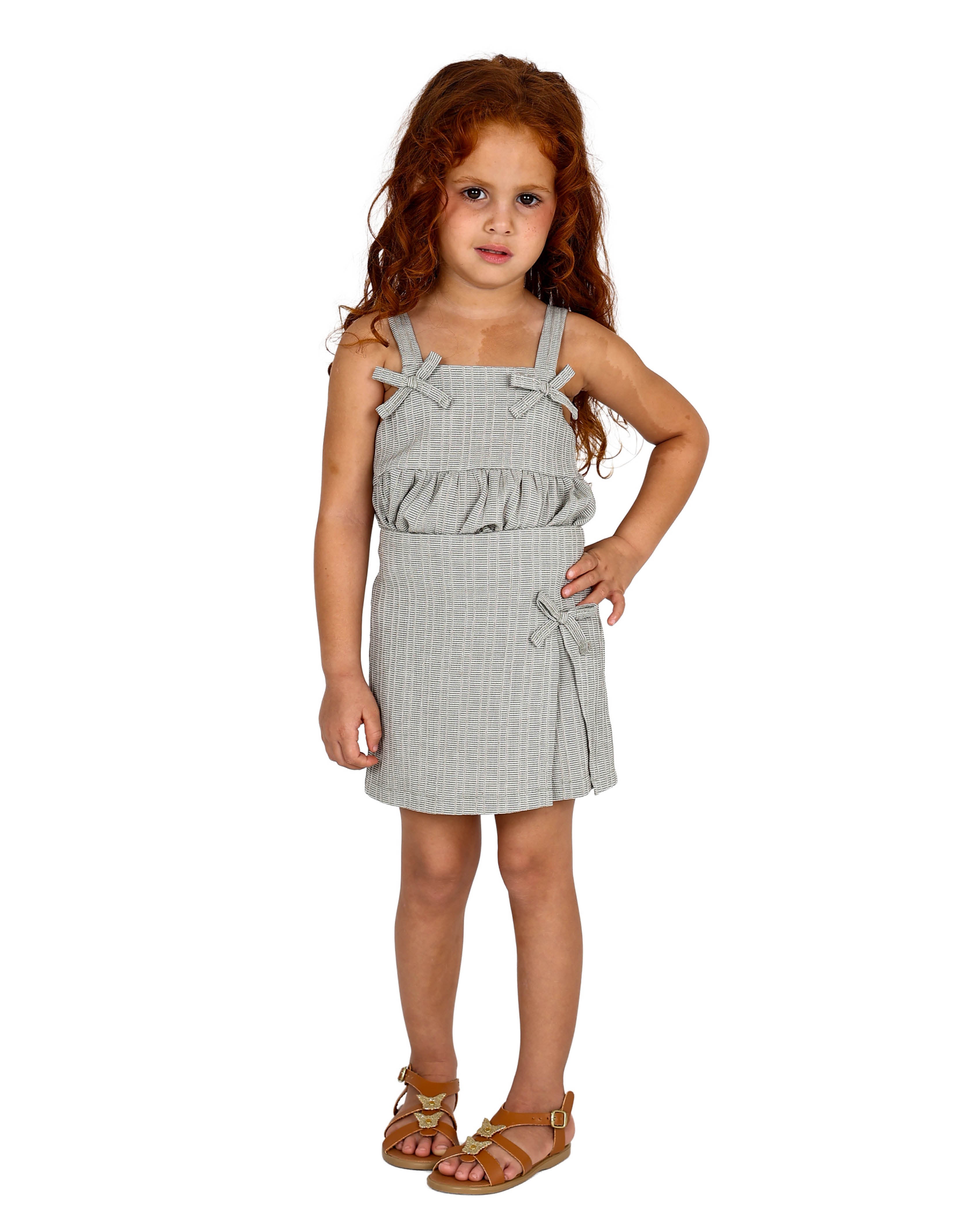 Strappy Tiered Top and Skort Set