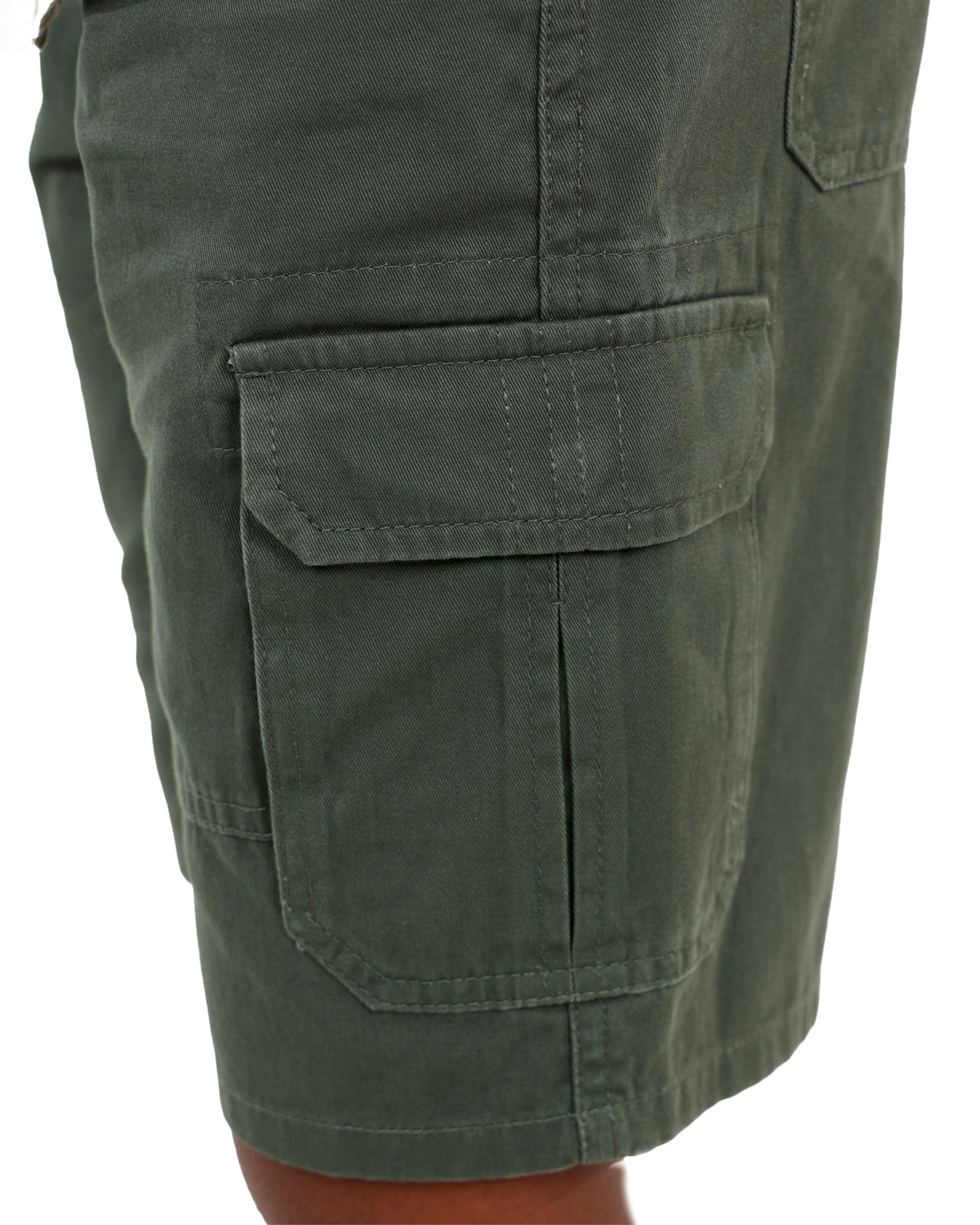 Dark Olive Outdoor Cargo Shorts