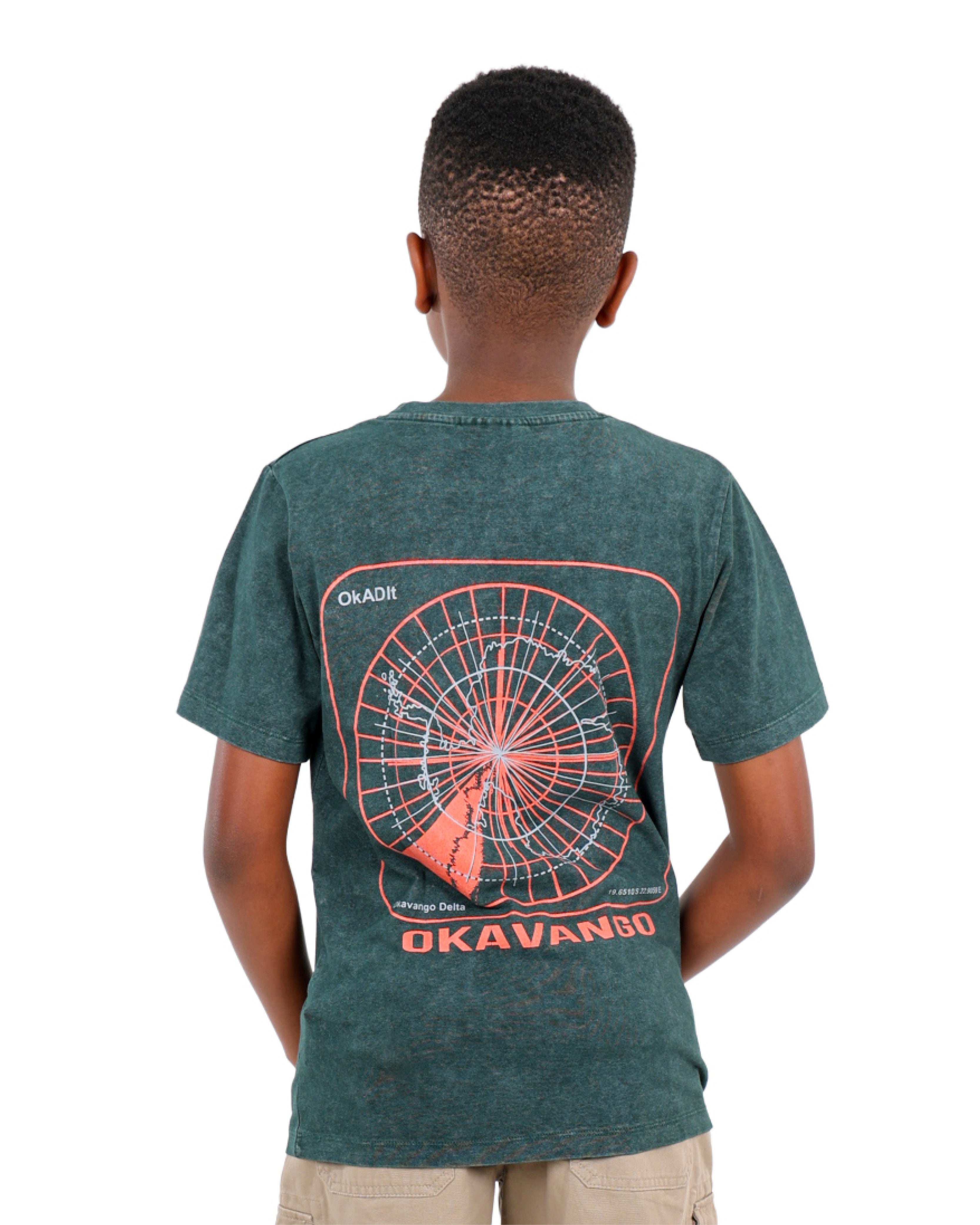 Short Sleeve Embossed Radar T-Shirt