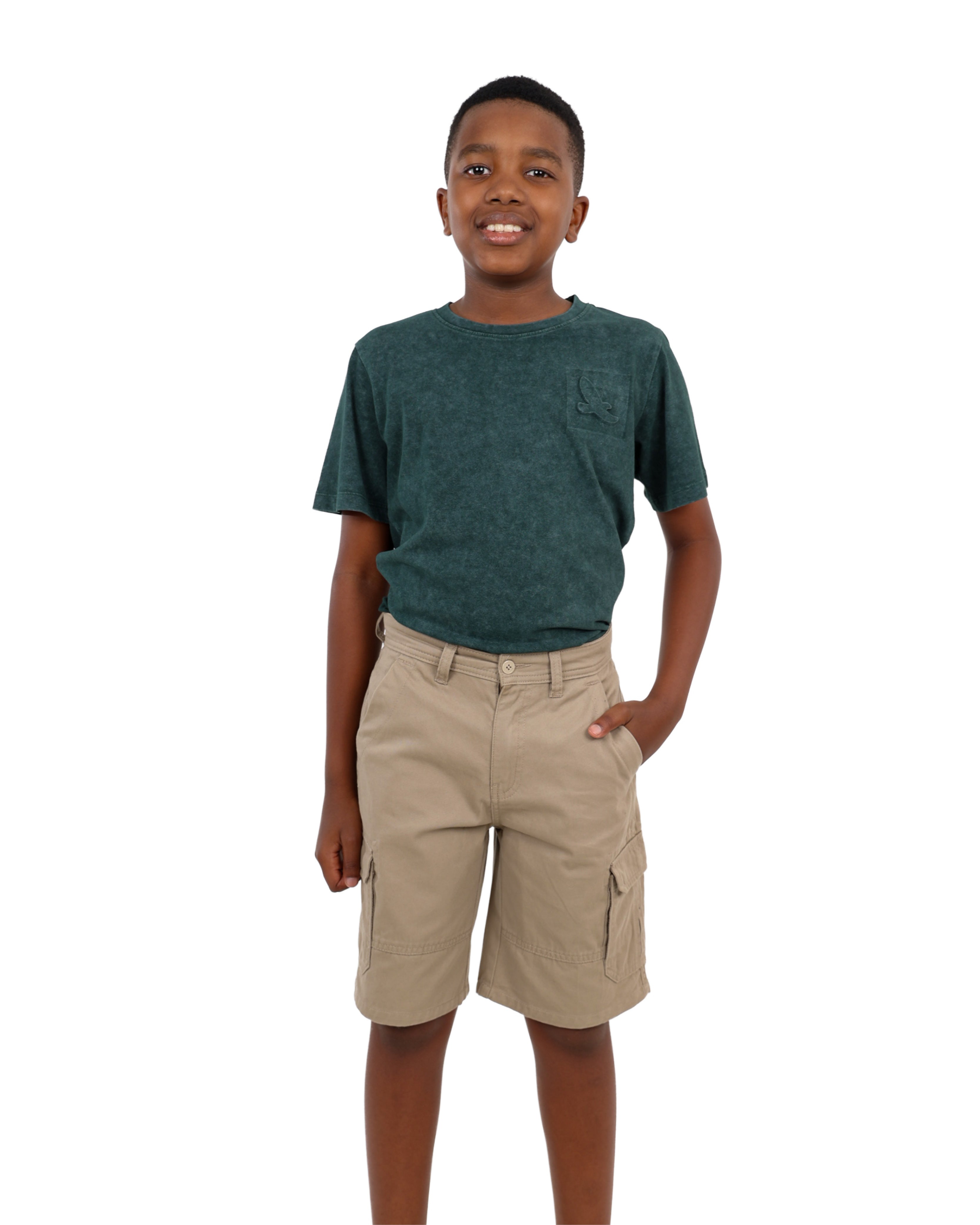 Beige Outdoor Cargo Shorts