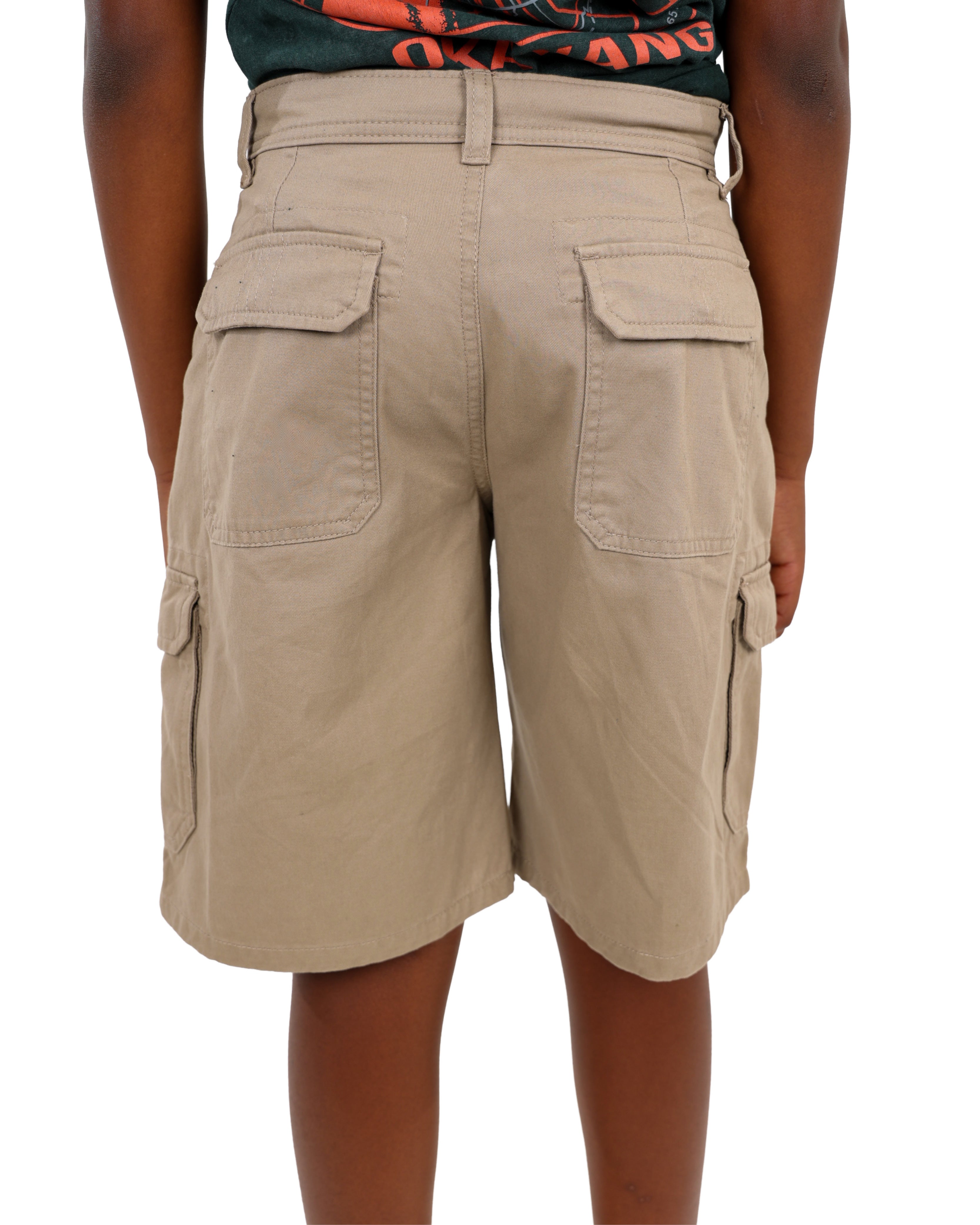Beige Outdoor Cargo Shorts