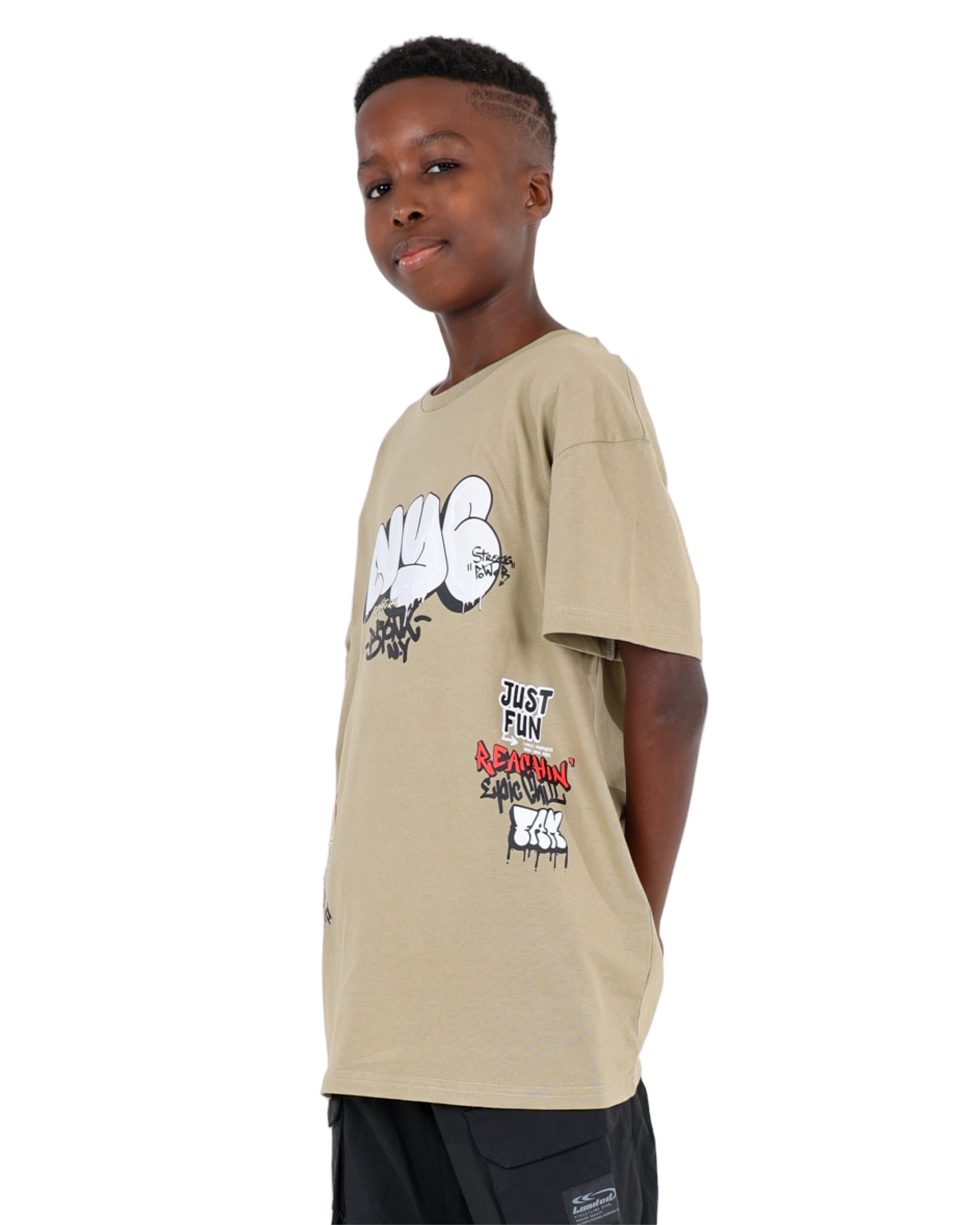 Short Sleeve Oversized NYC T-Shirt