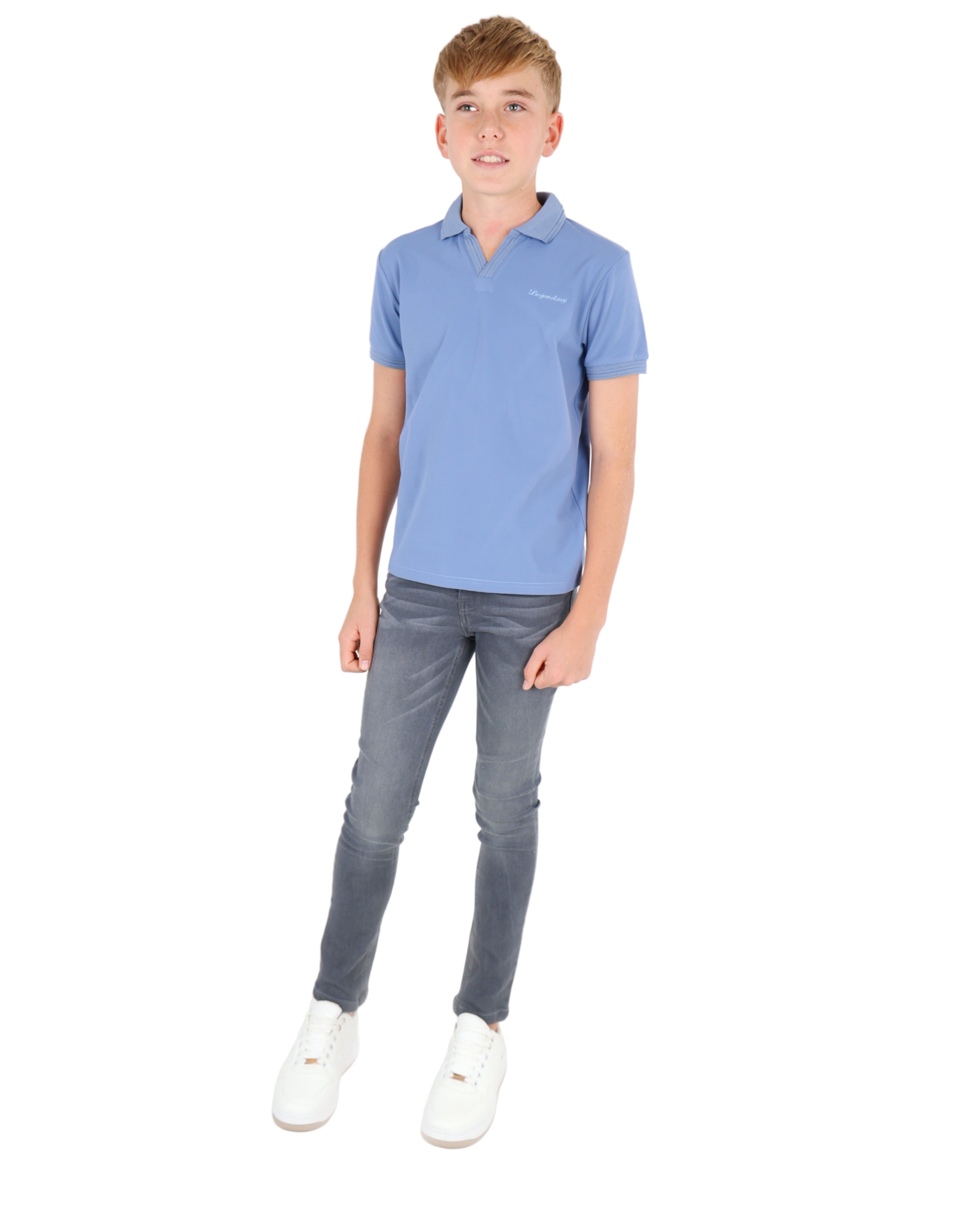 Johnny Collar Short Sleeve T-Shirt