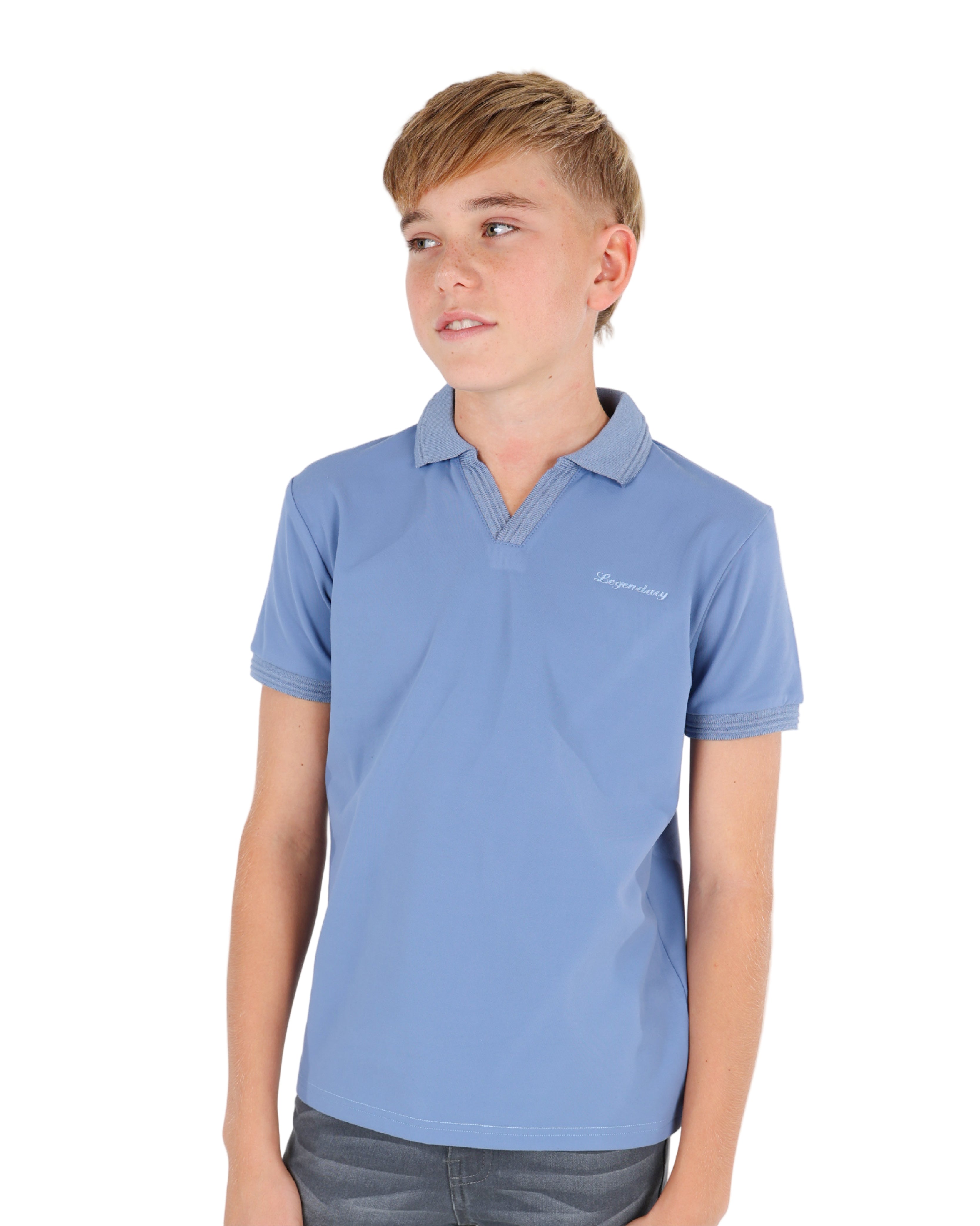 Johnny Collar Short Sleeve T-Shirt