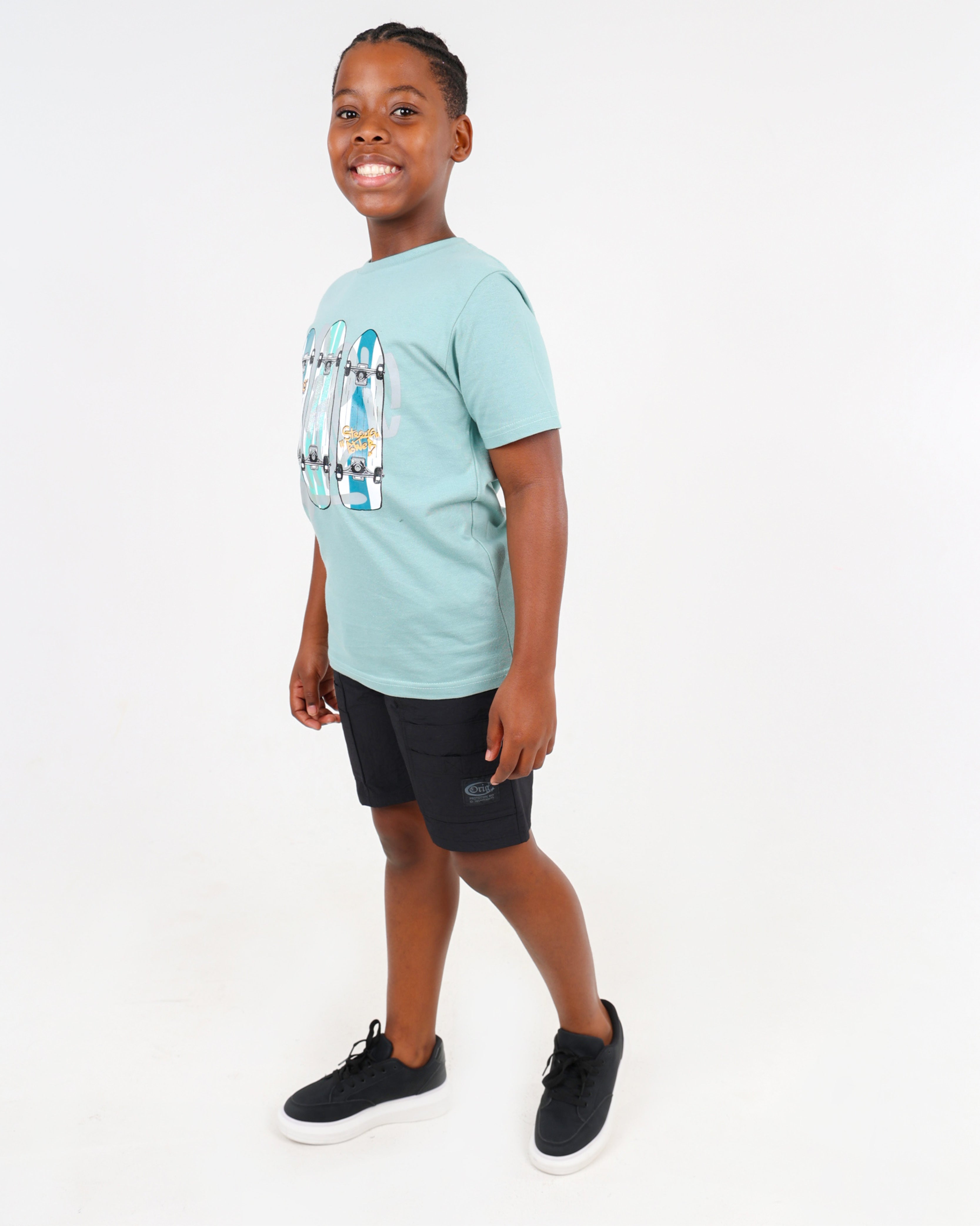 Boys Taslon Utility Shorts
