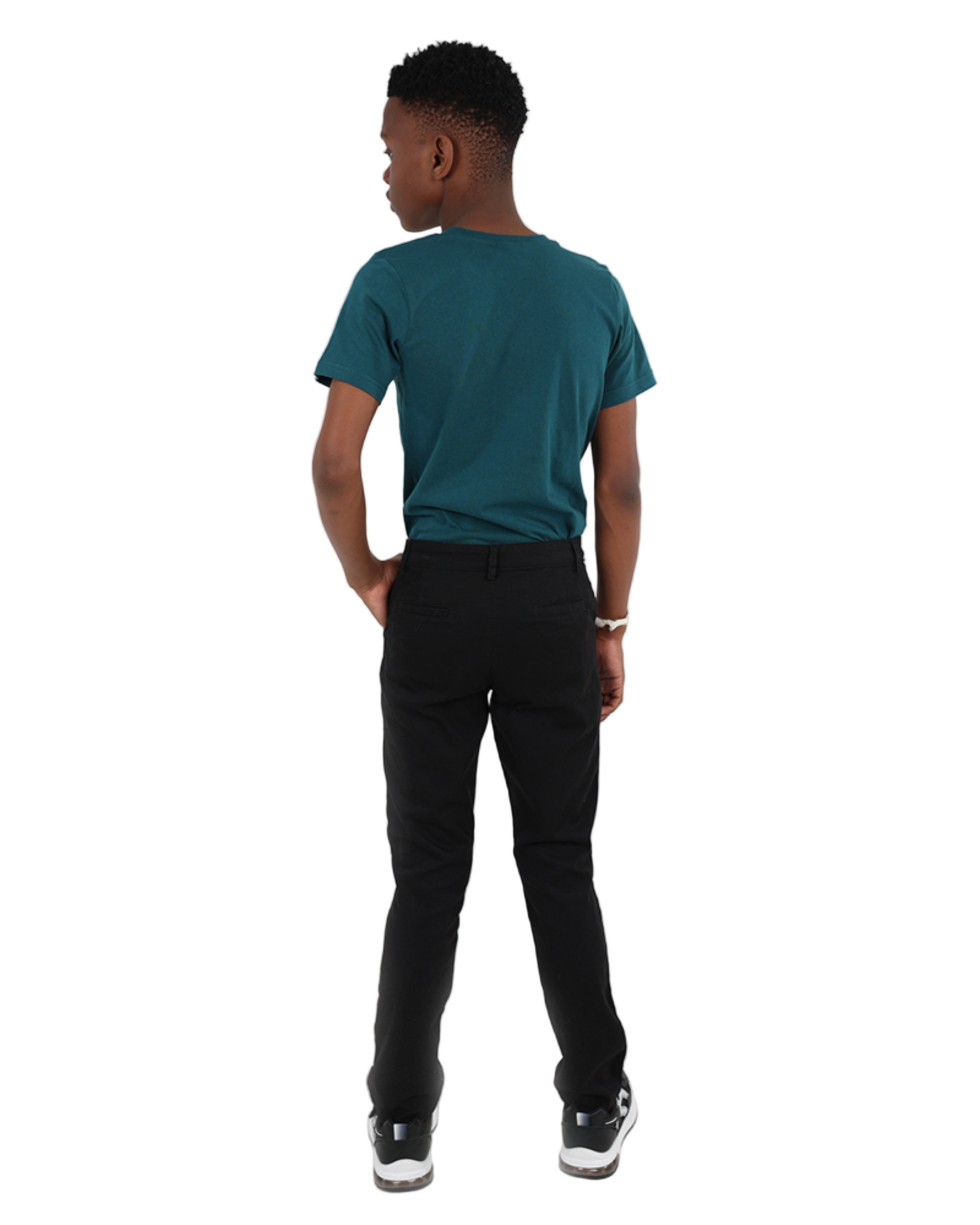 Black Slim Fit Chinos