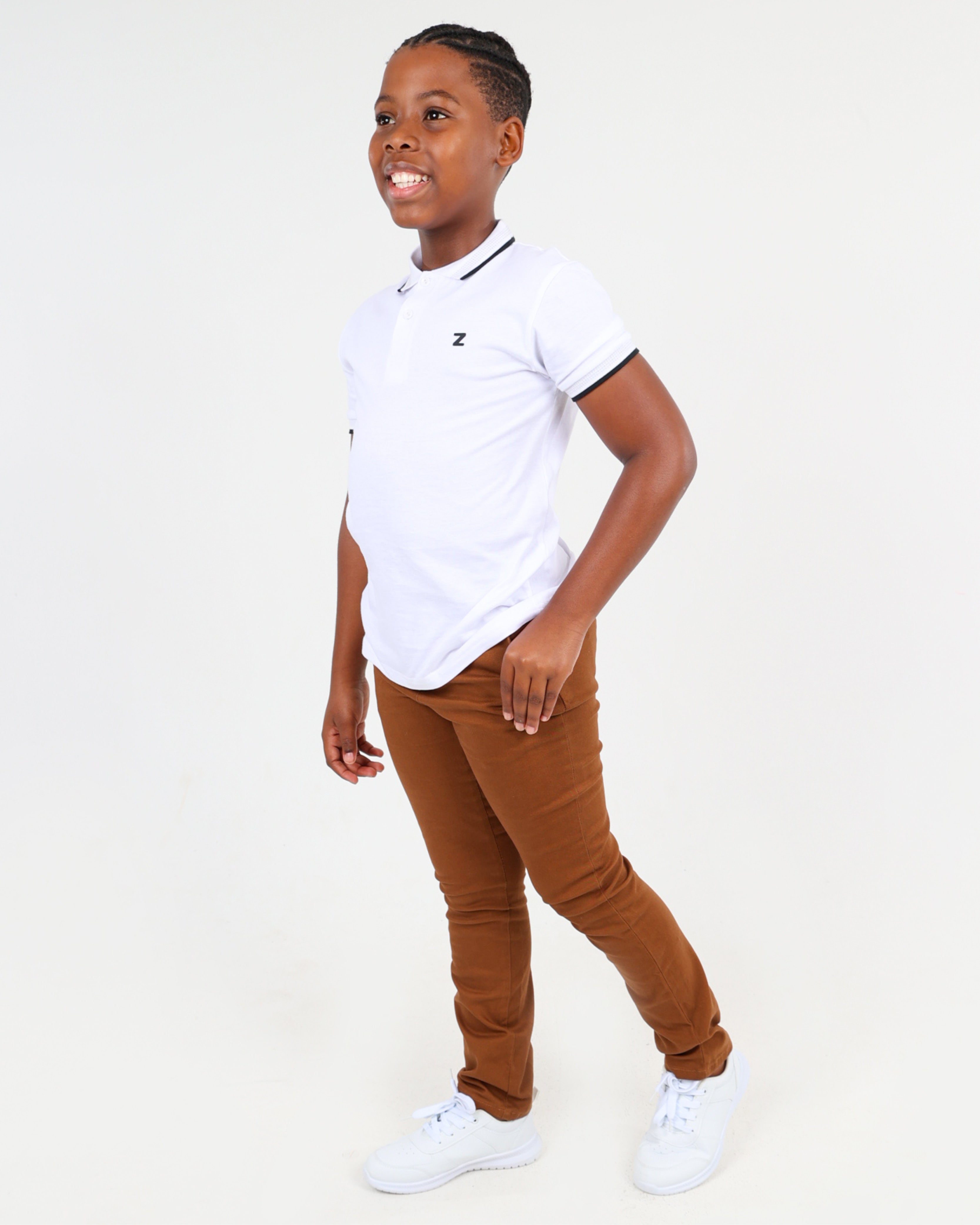 Big Boys Tobacco Slim Fit Chinos