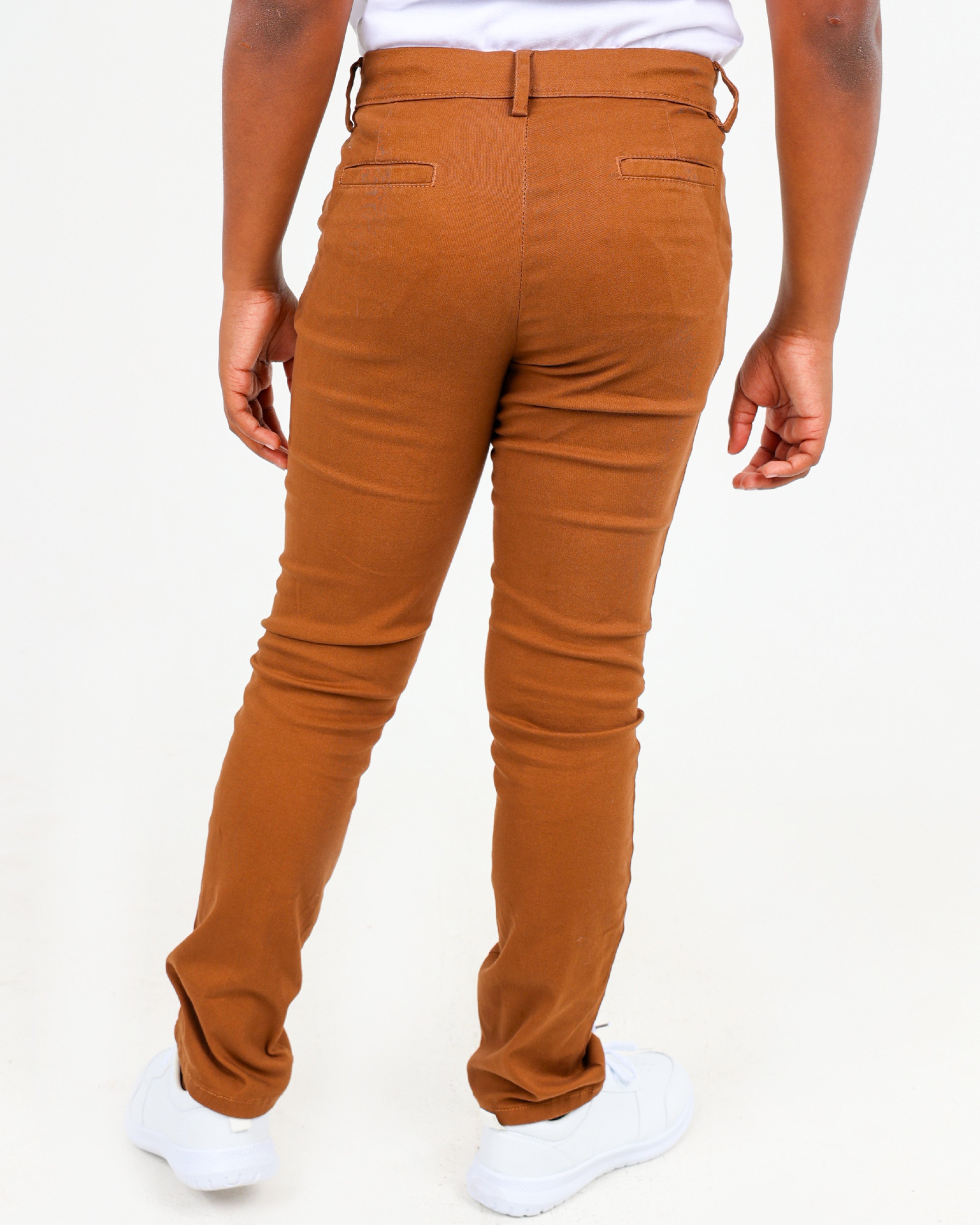 Big Boys Tobacco Slim Fit Chinos