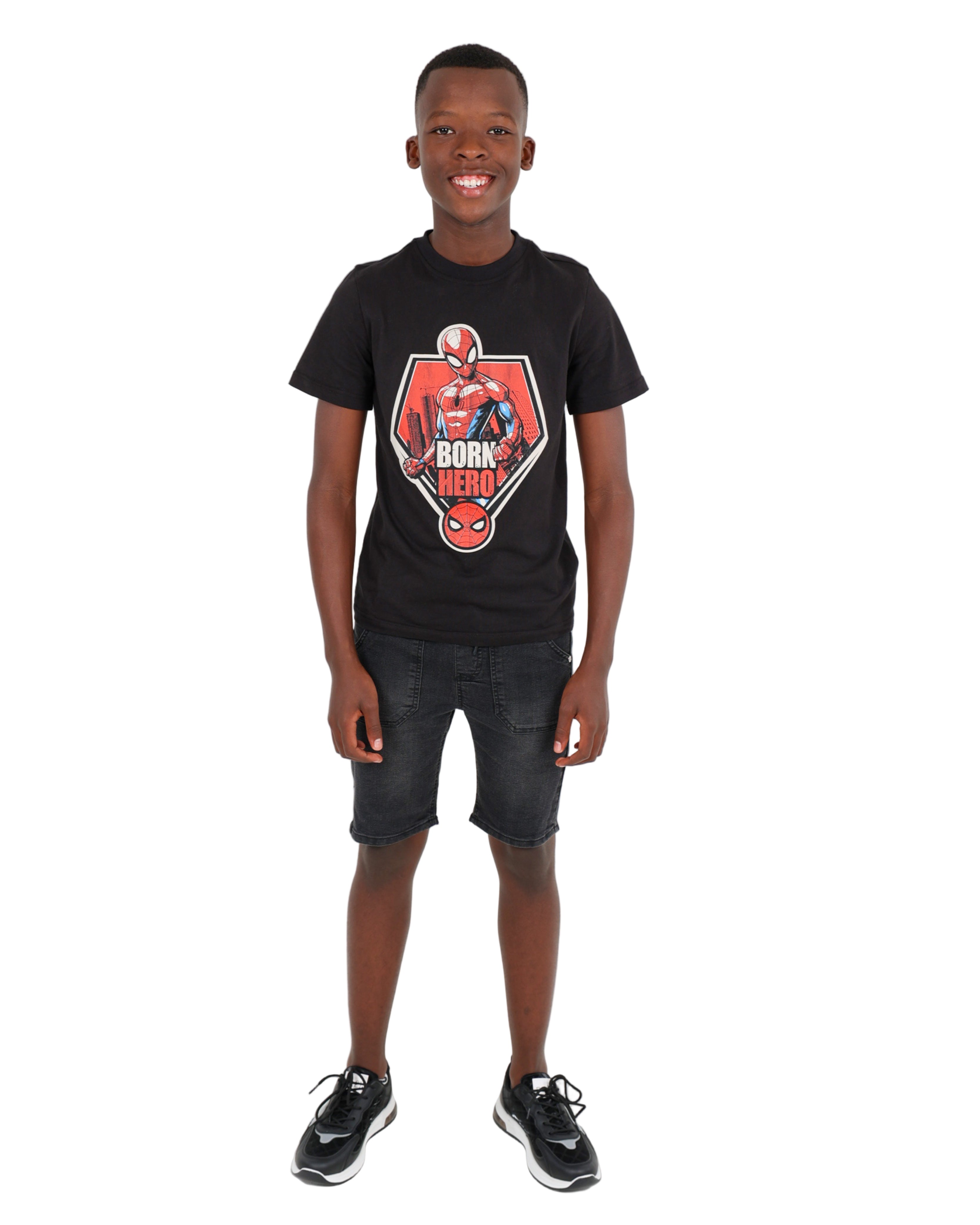 Short Sleeve Spiderman T-Shirt