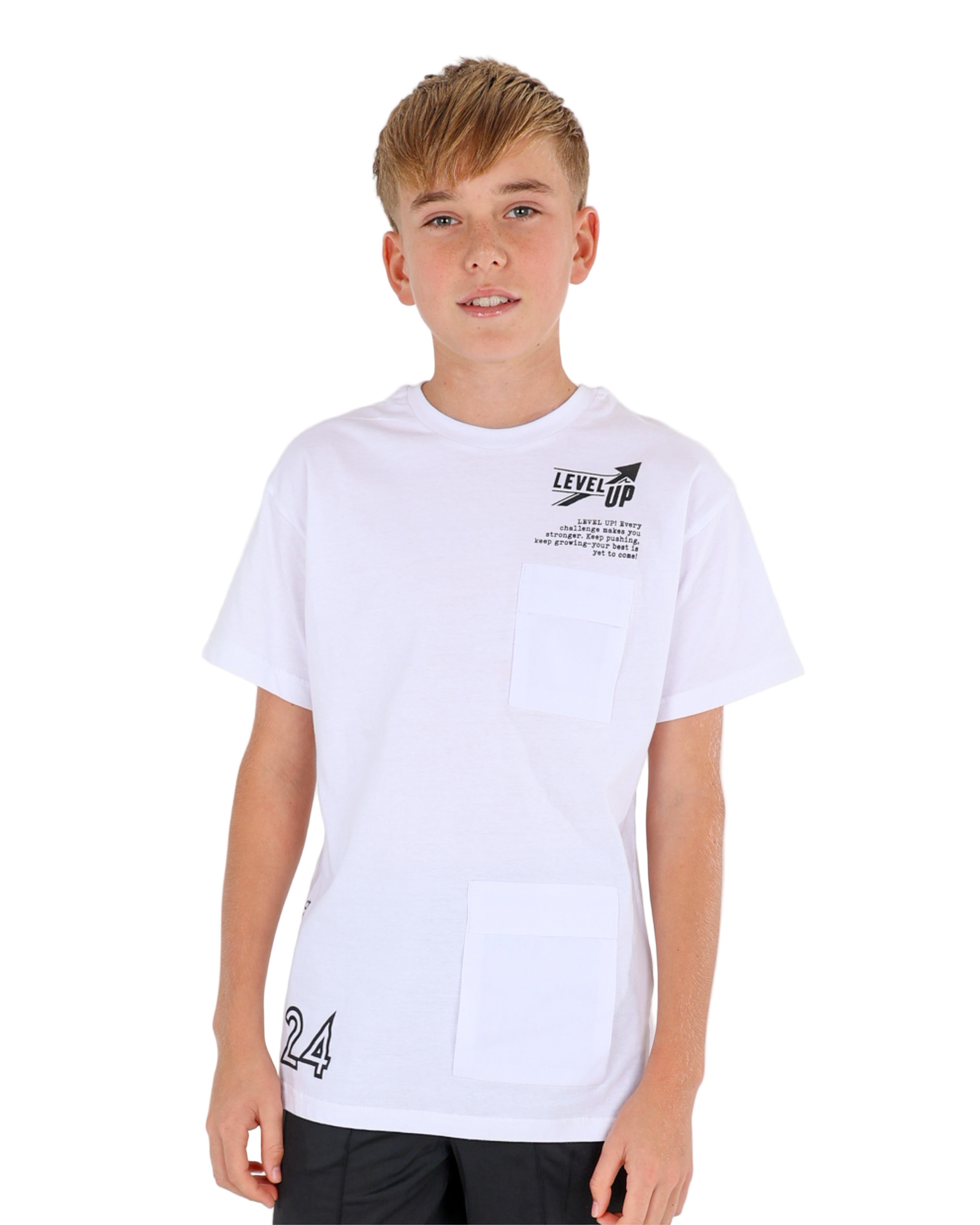 Double Utility Pocket Short Sleeve T-Shirt