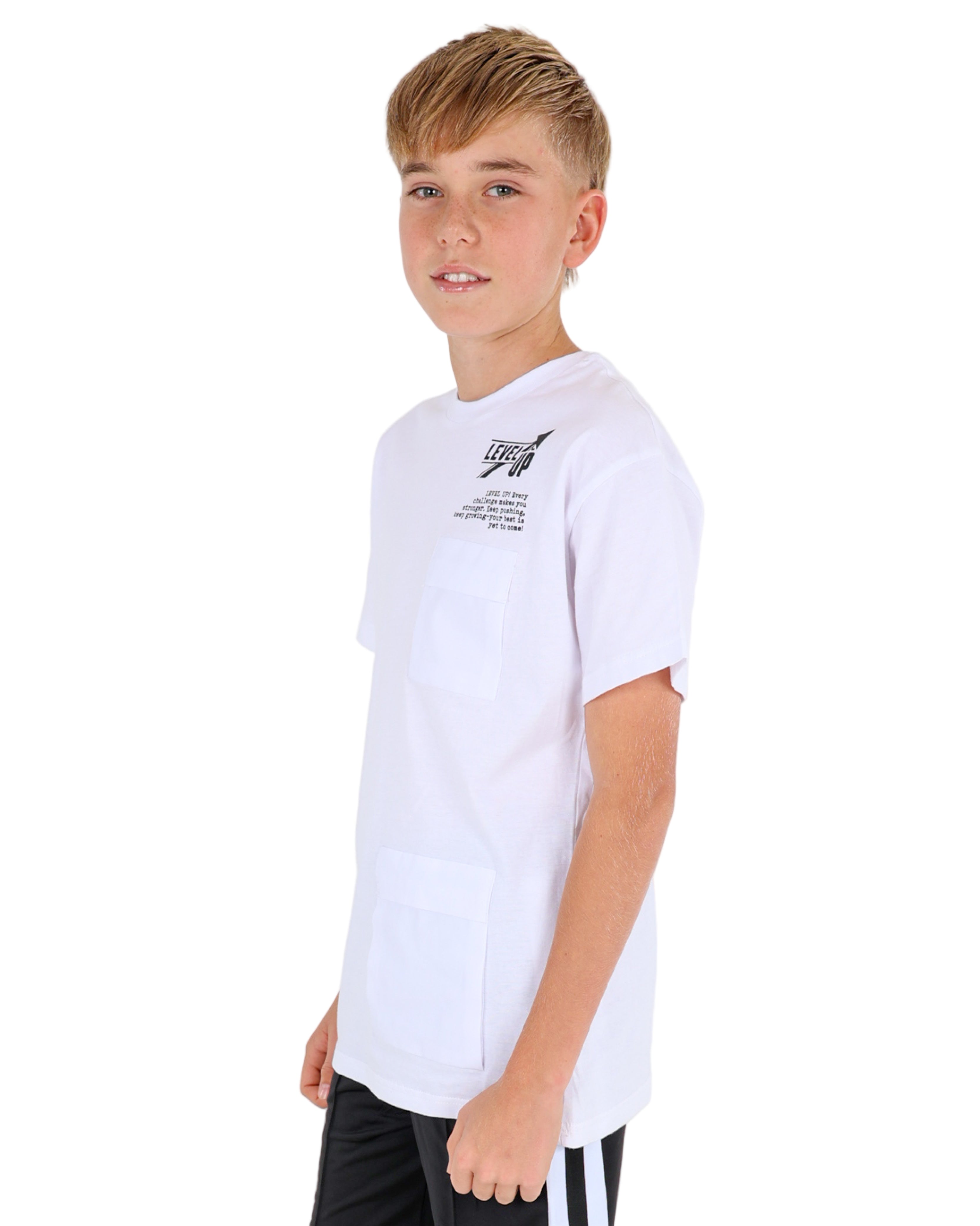 Double Utility Pocket Short Sleeve T-Shirt