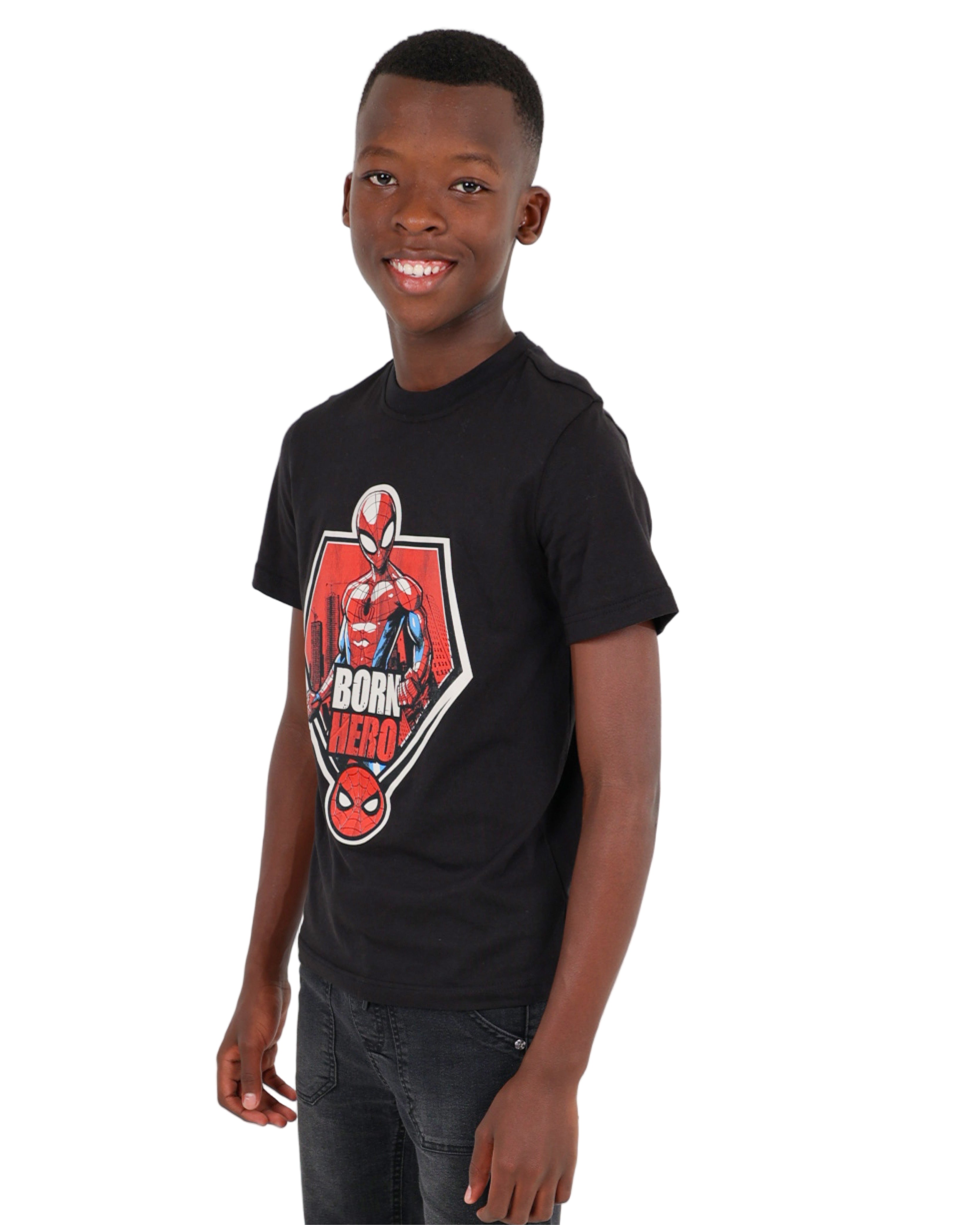 Short Sleeve Spiderman T-Shirt