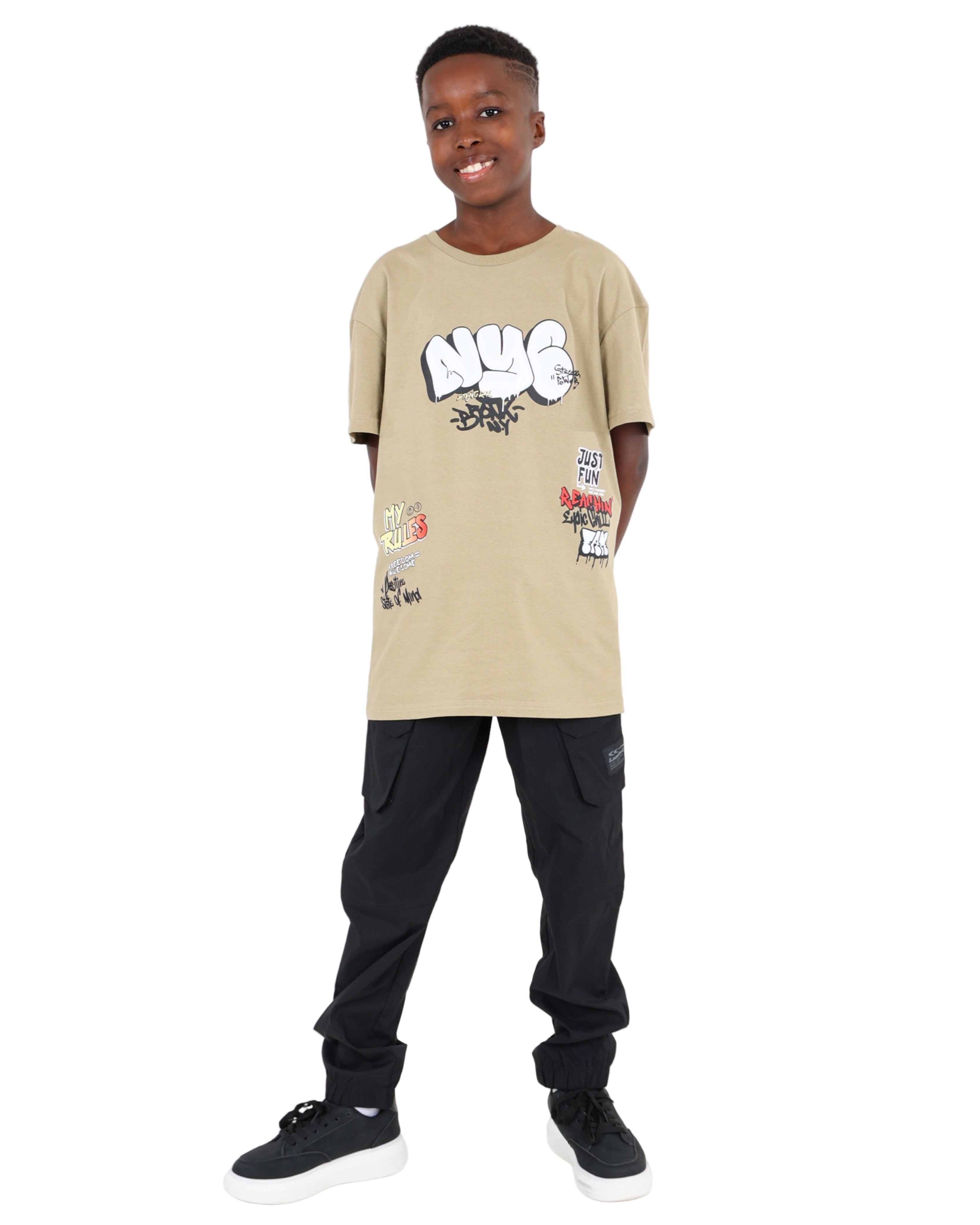 Short Sleeve Oversized NYC T-Shirt