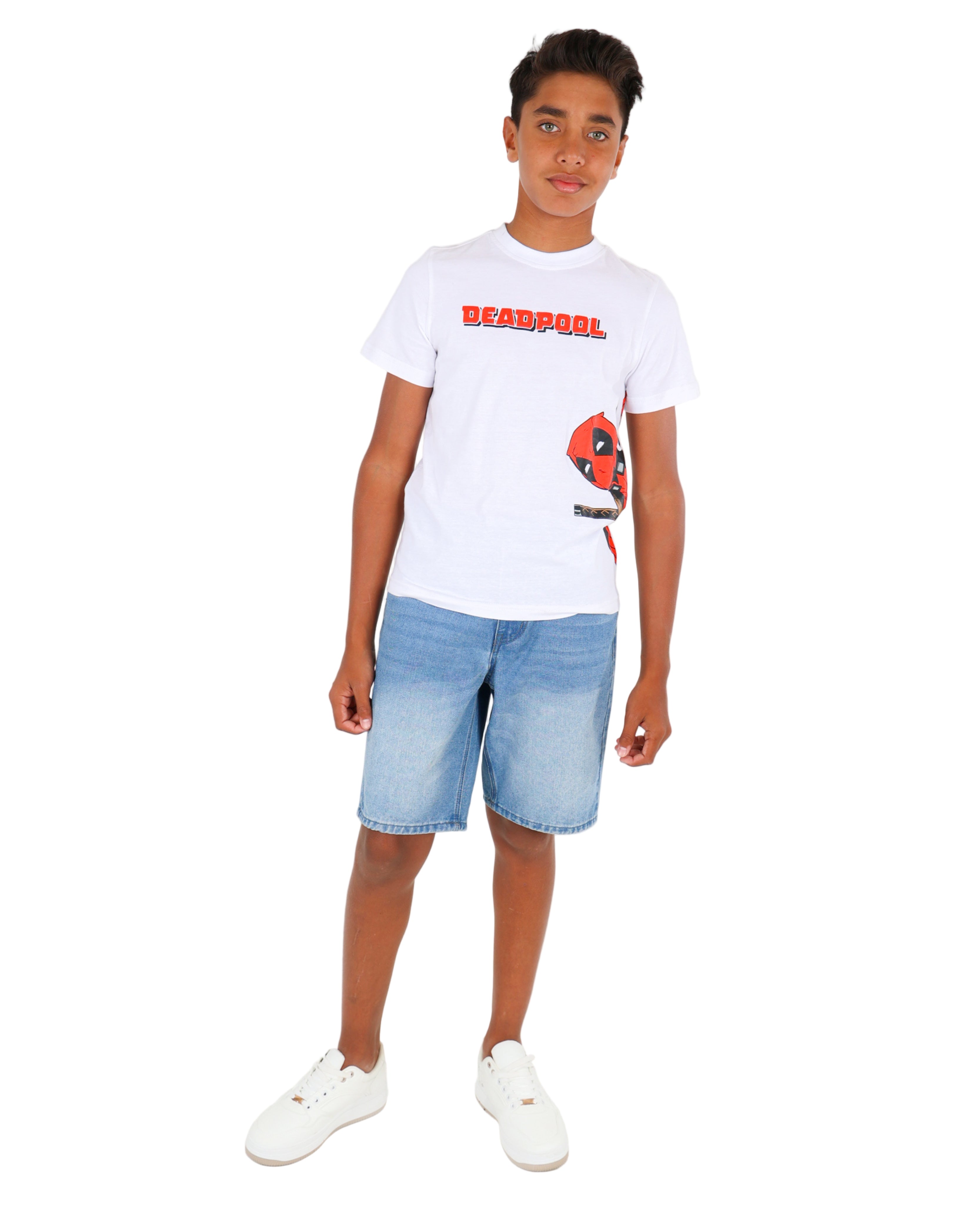 Medium Indigo Relaxed Skater Shorts