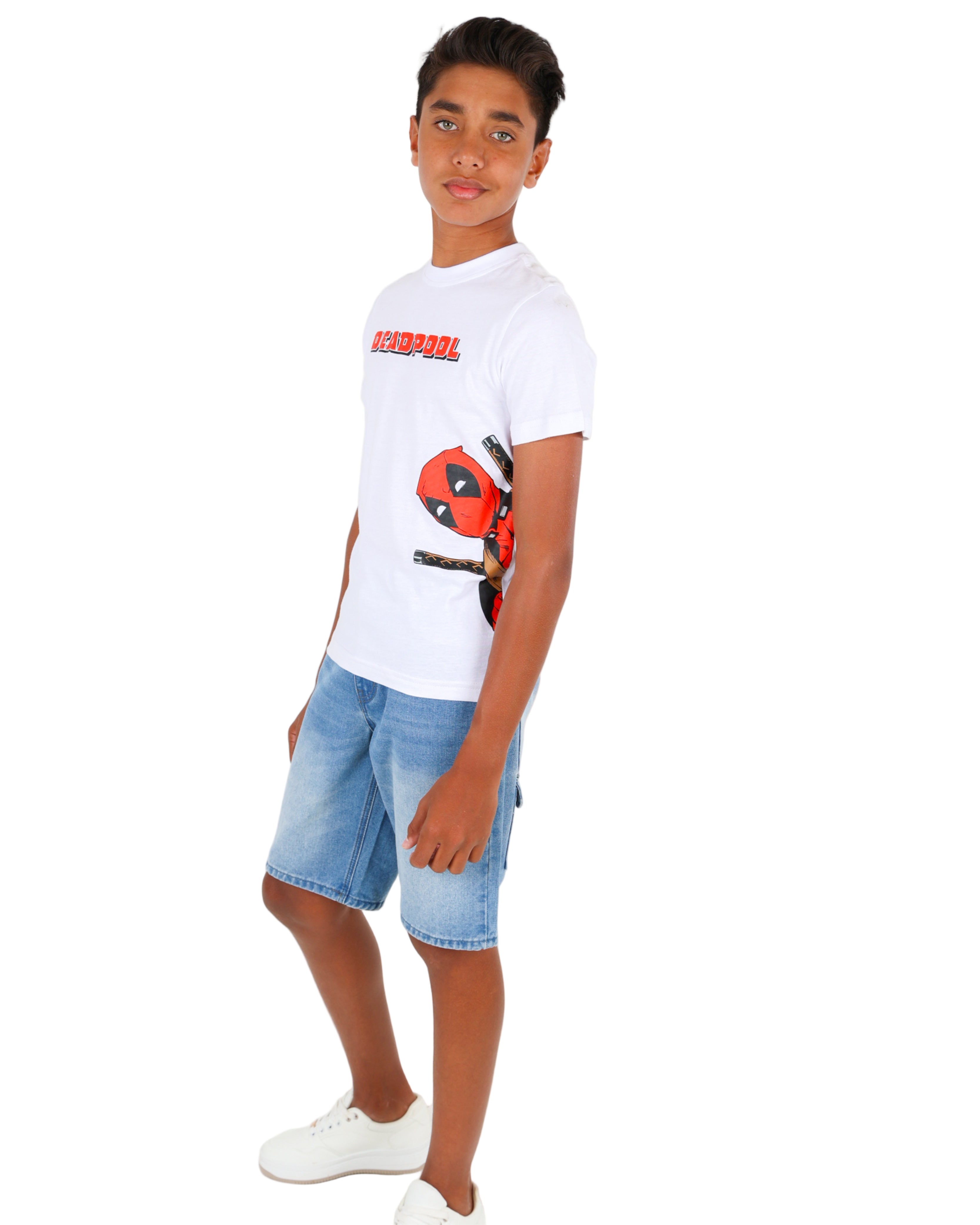 Medium Indigo Relaxed Skater Shorts