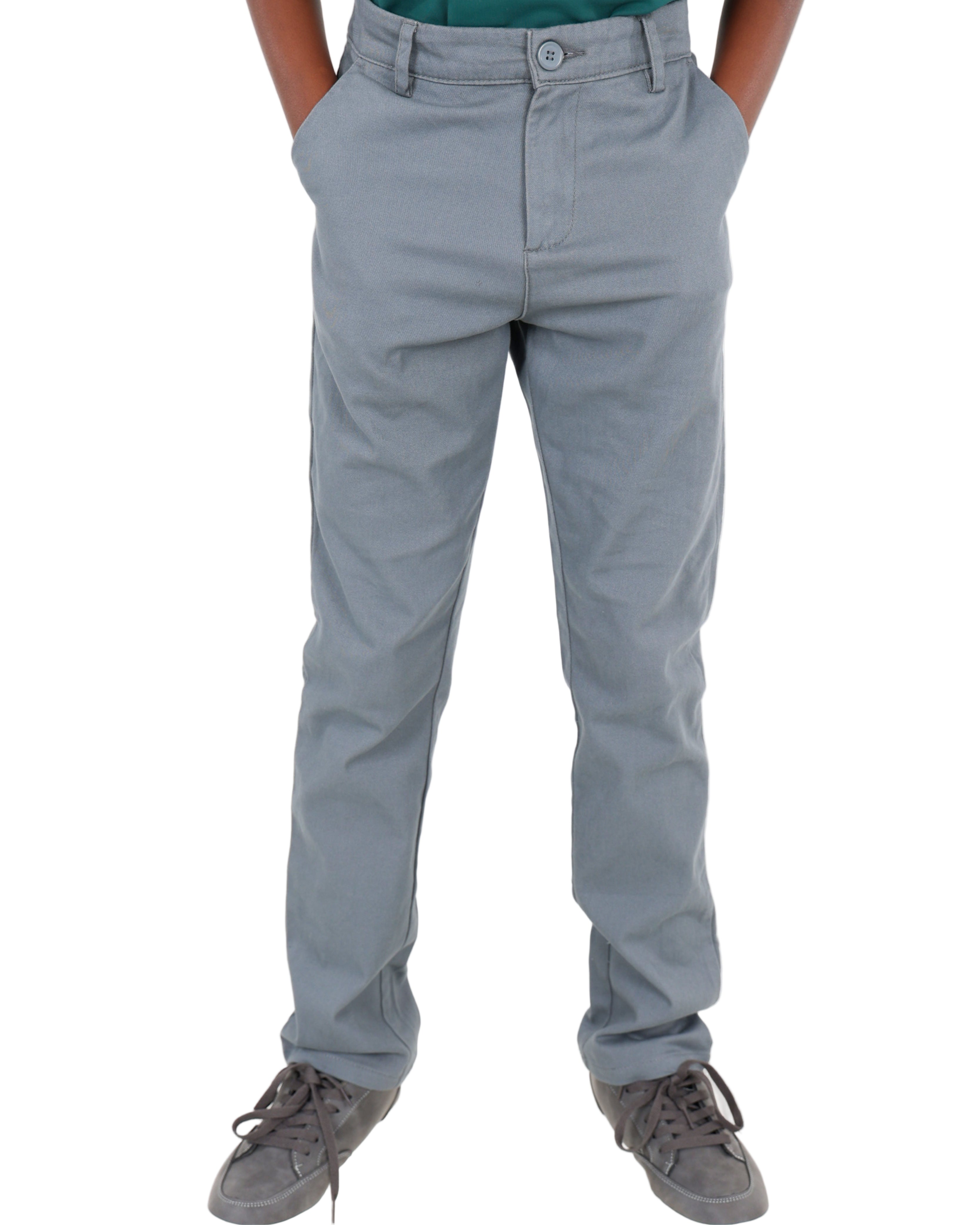 Grey Slim Fit Chinos