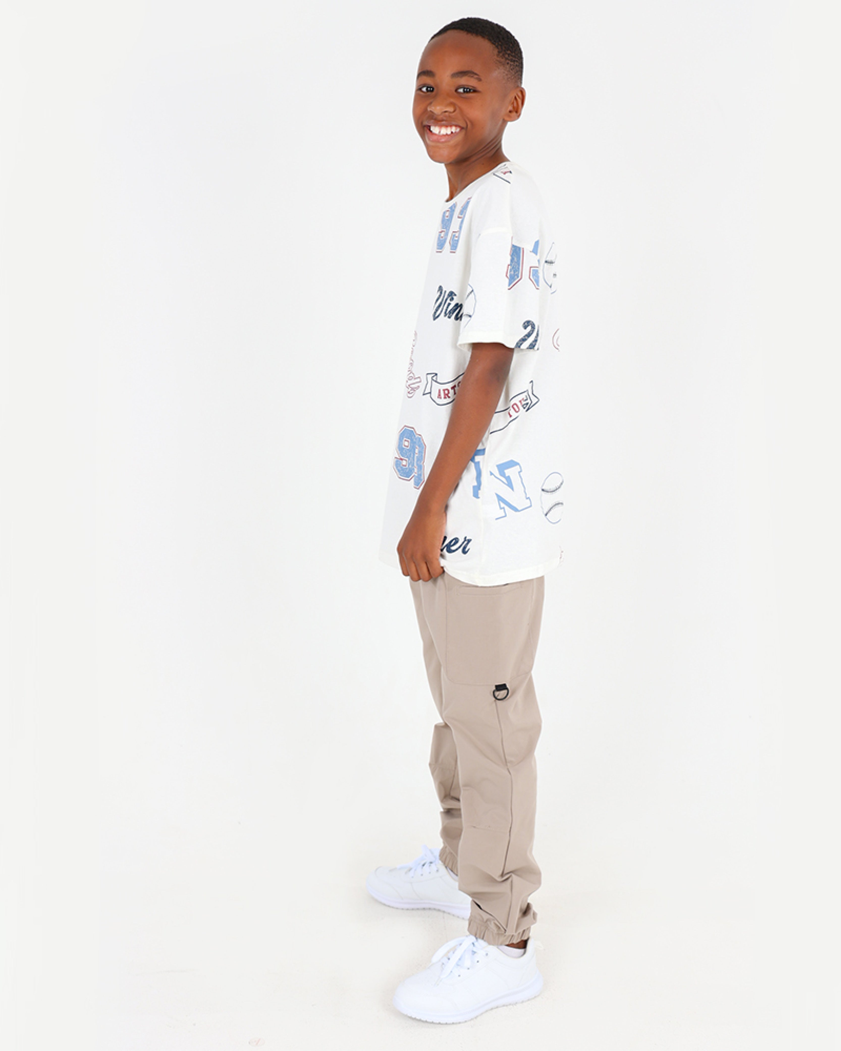 Big Boys Utility Ripstop Cargo Joggers