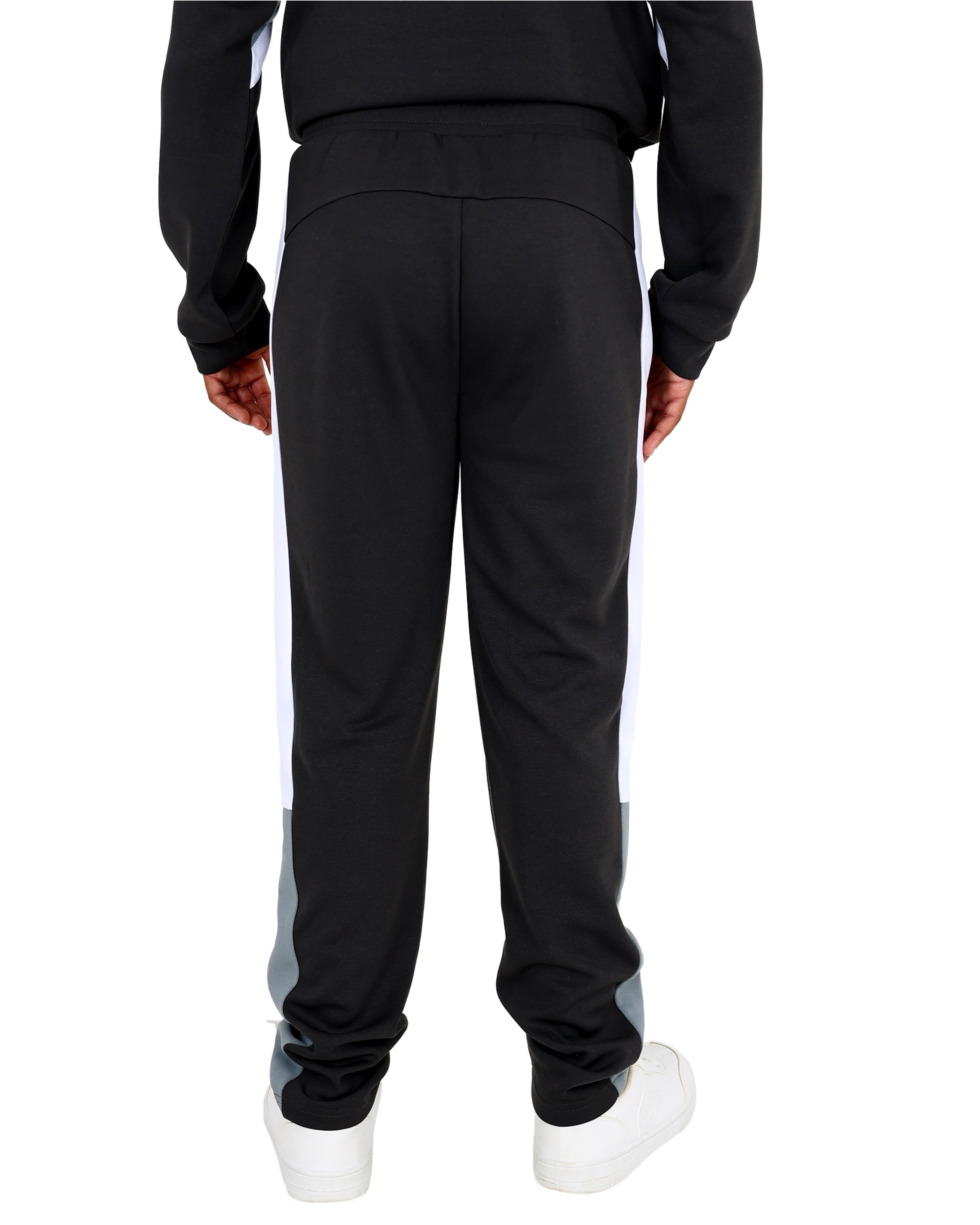 Charcoal Colour Block Track Pants