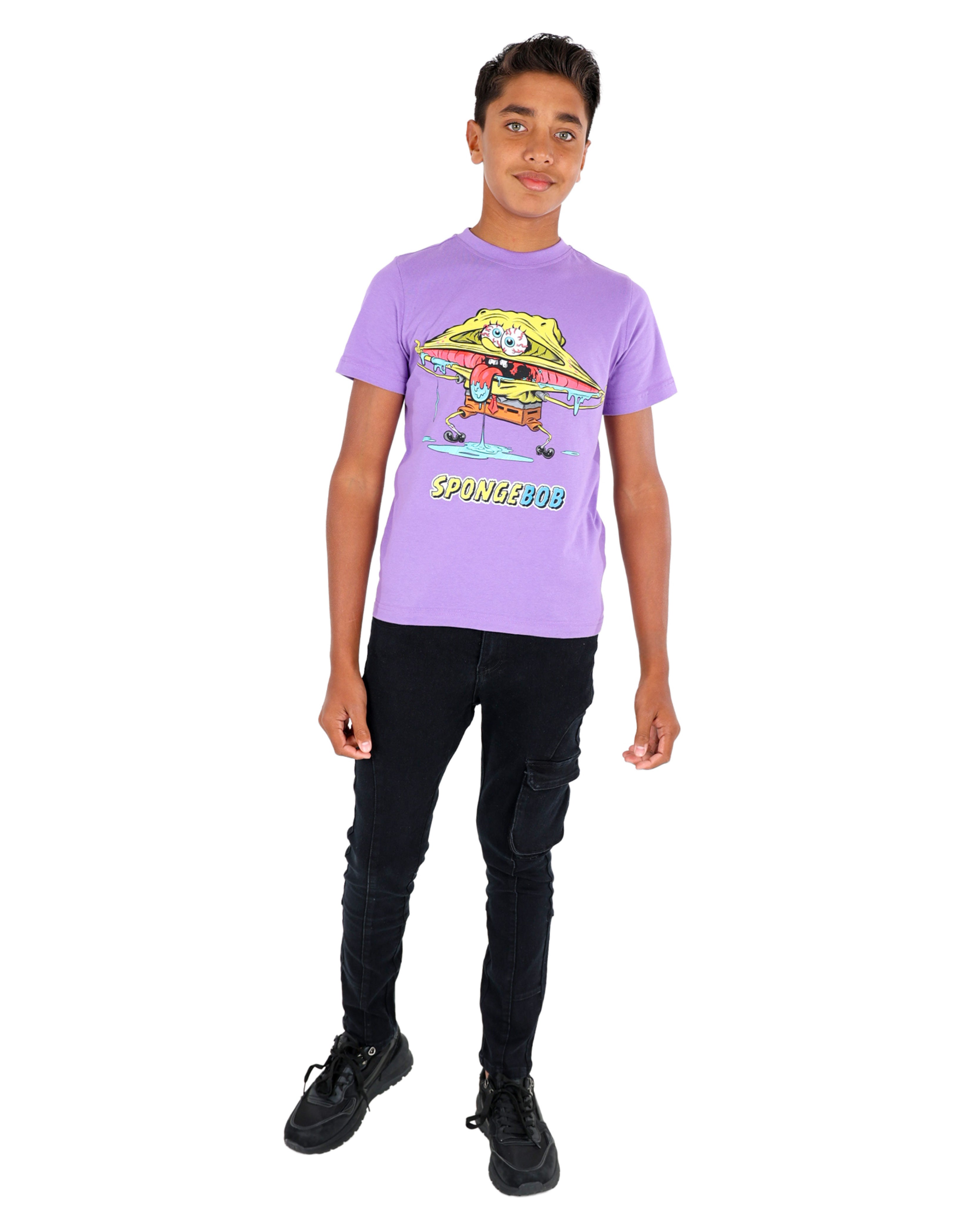 Slim Fit Black Cargo Jeans