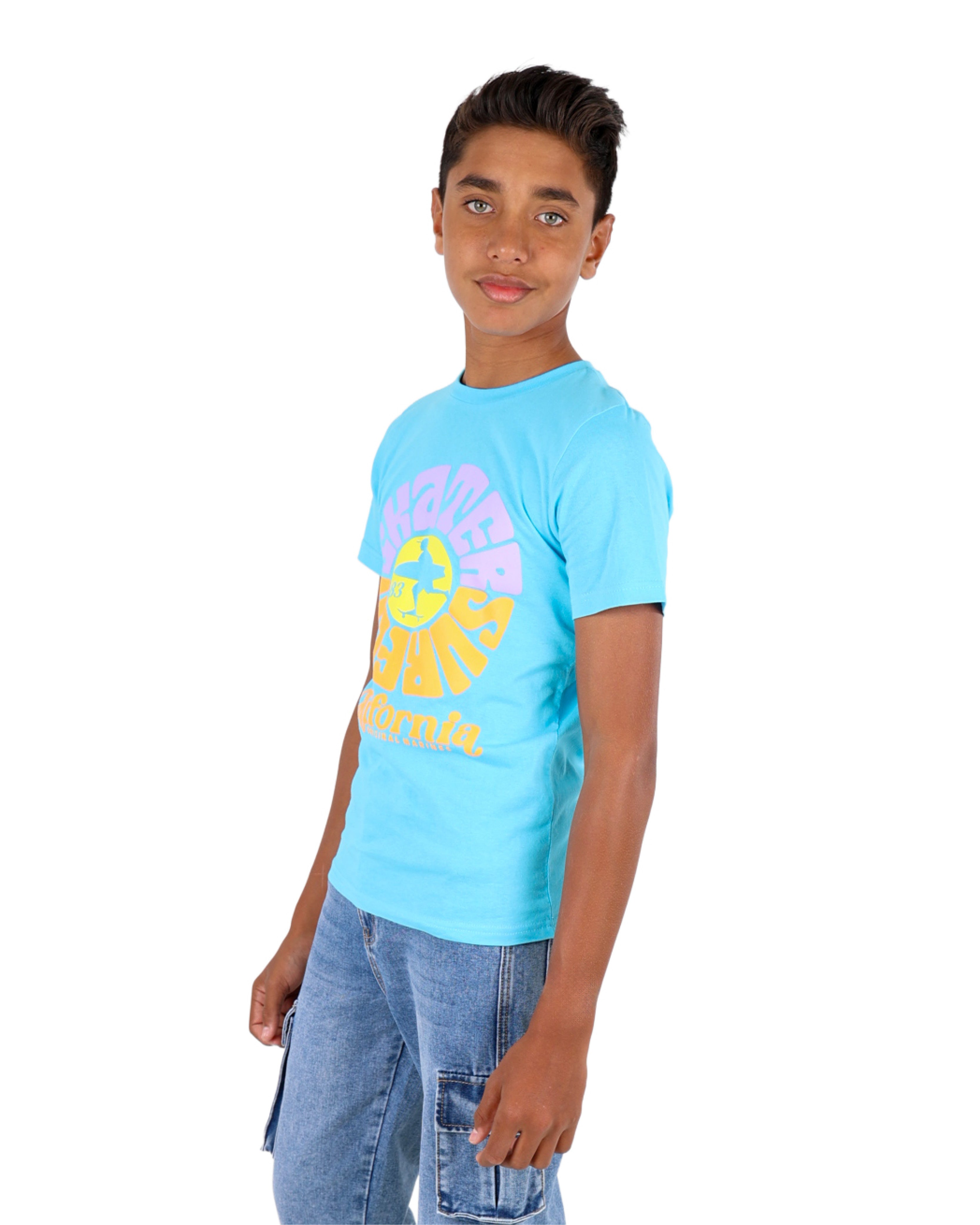 Skater Surfer Short Sleeve Graphic T-Shirt