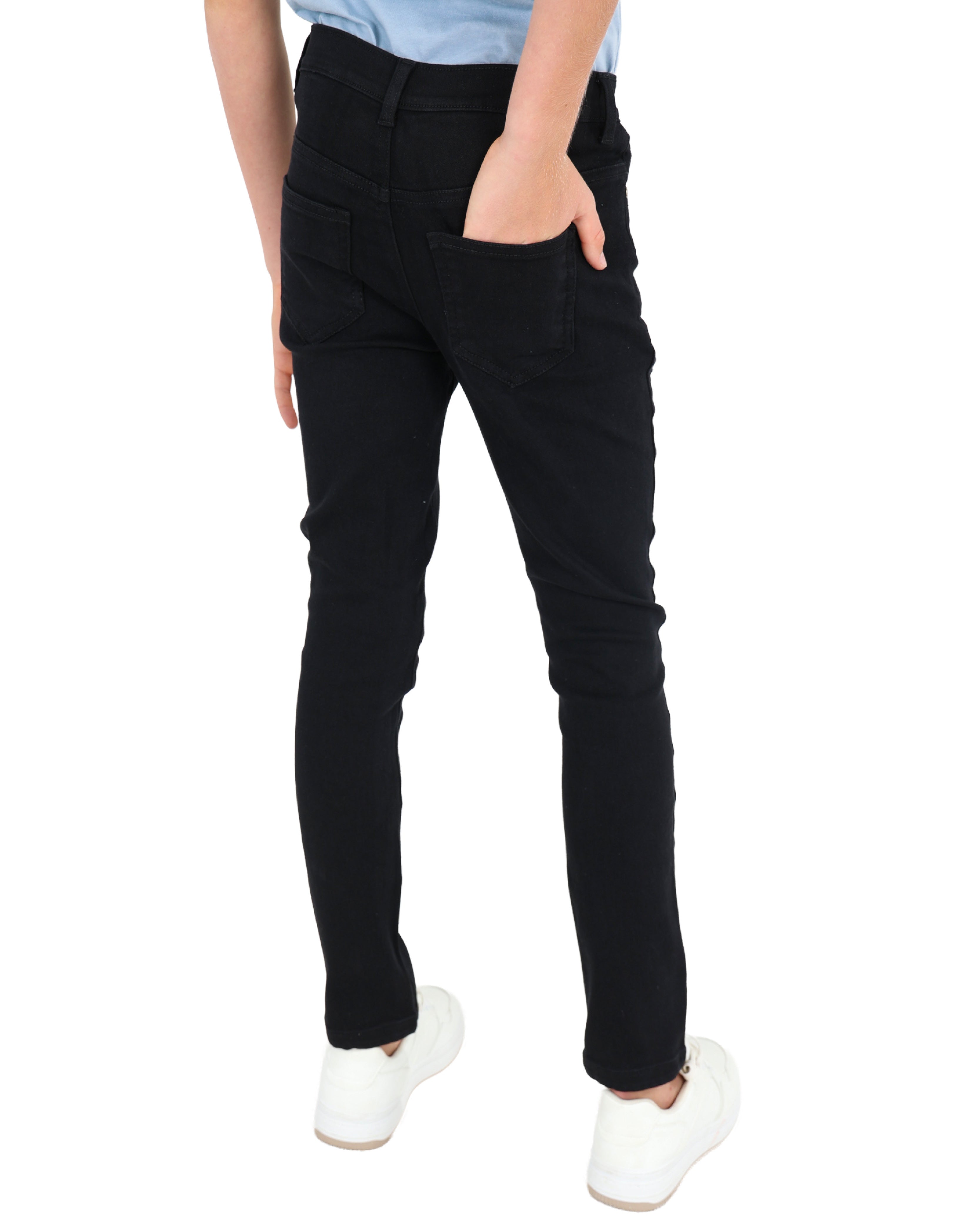 Black Skinny Fit Denim Jeans