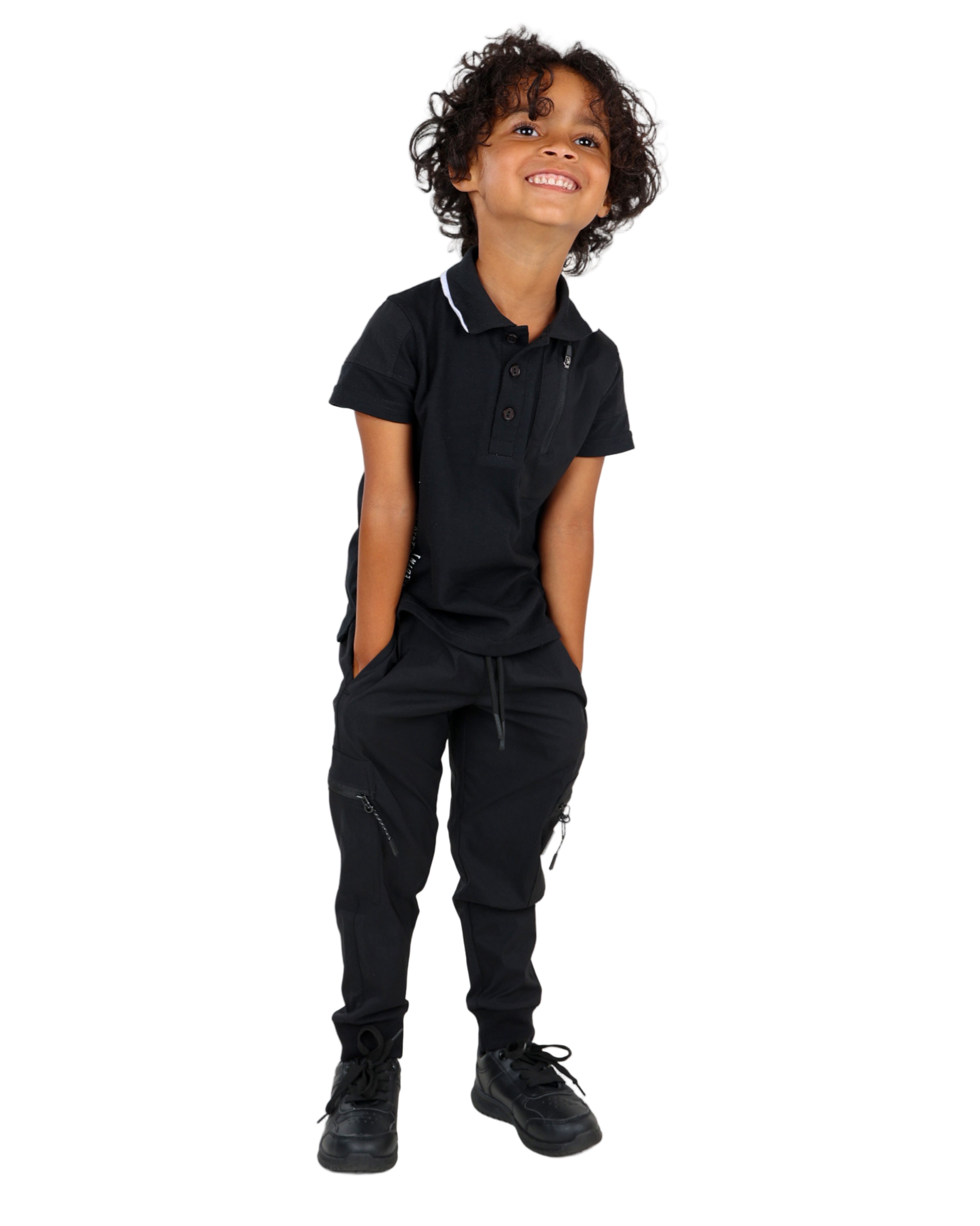 Short Sleeve Zip Detail Golfer