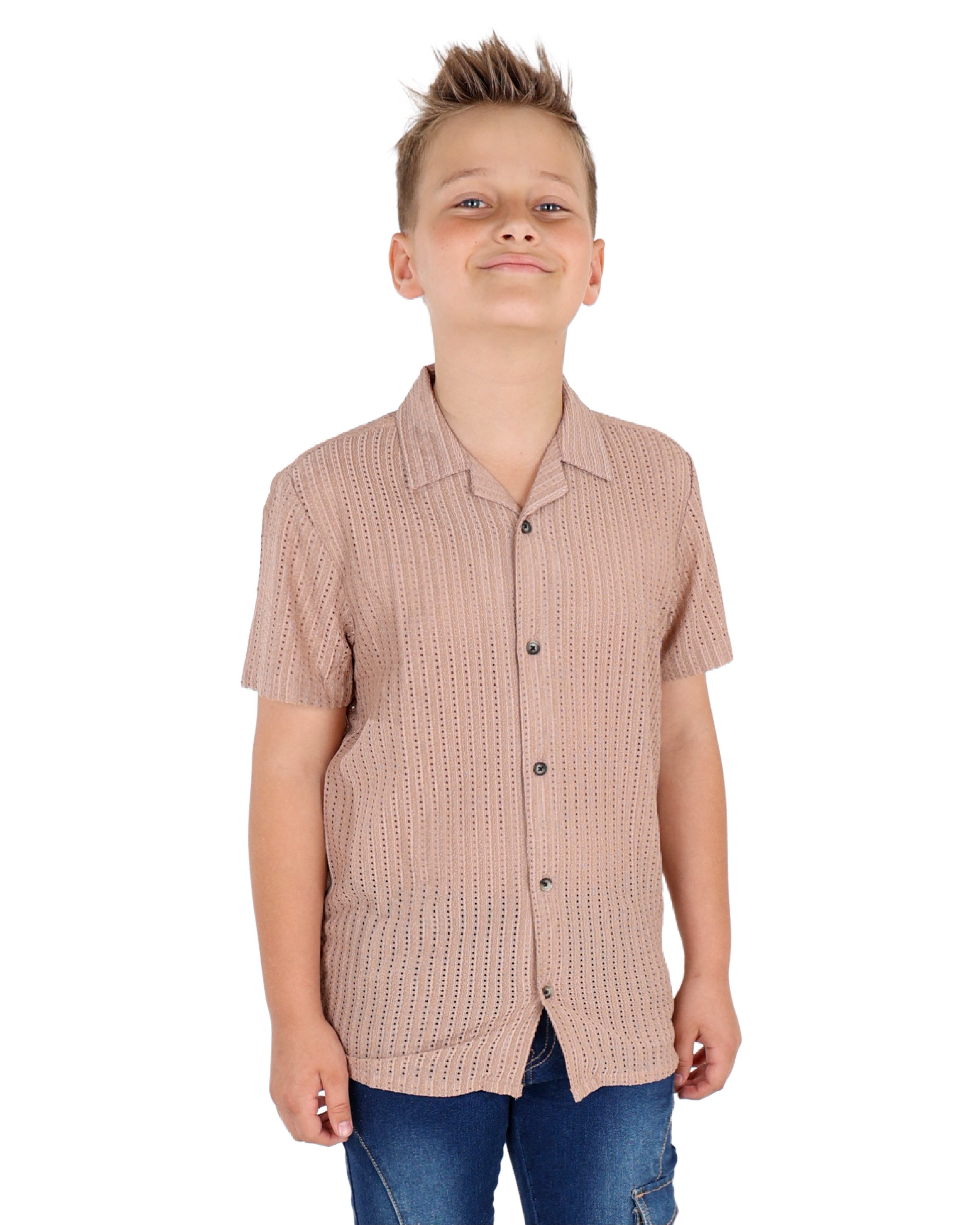 Embroidered Short Sleeve Shirt