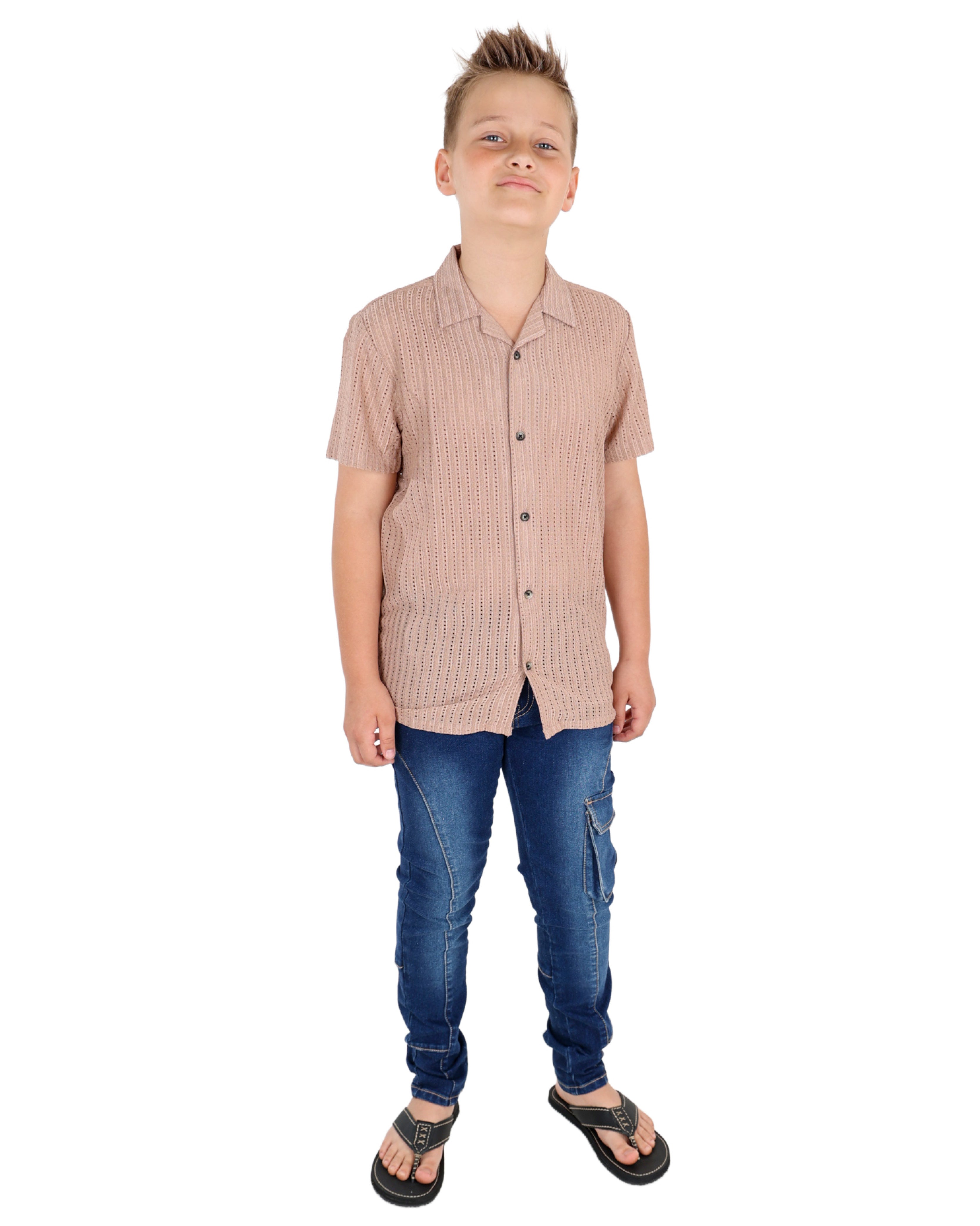 Embroidered Short Sleeve Shirt