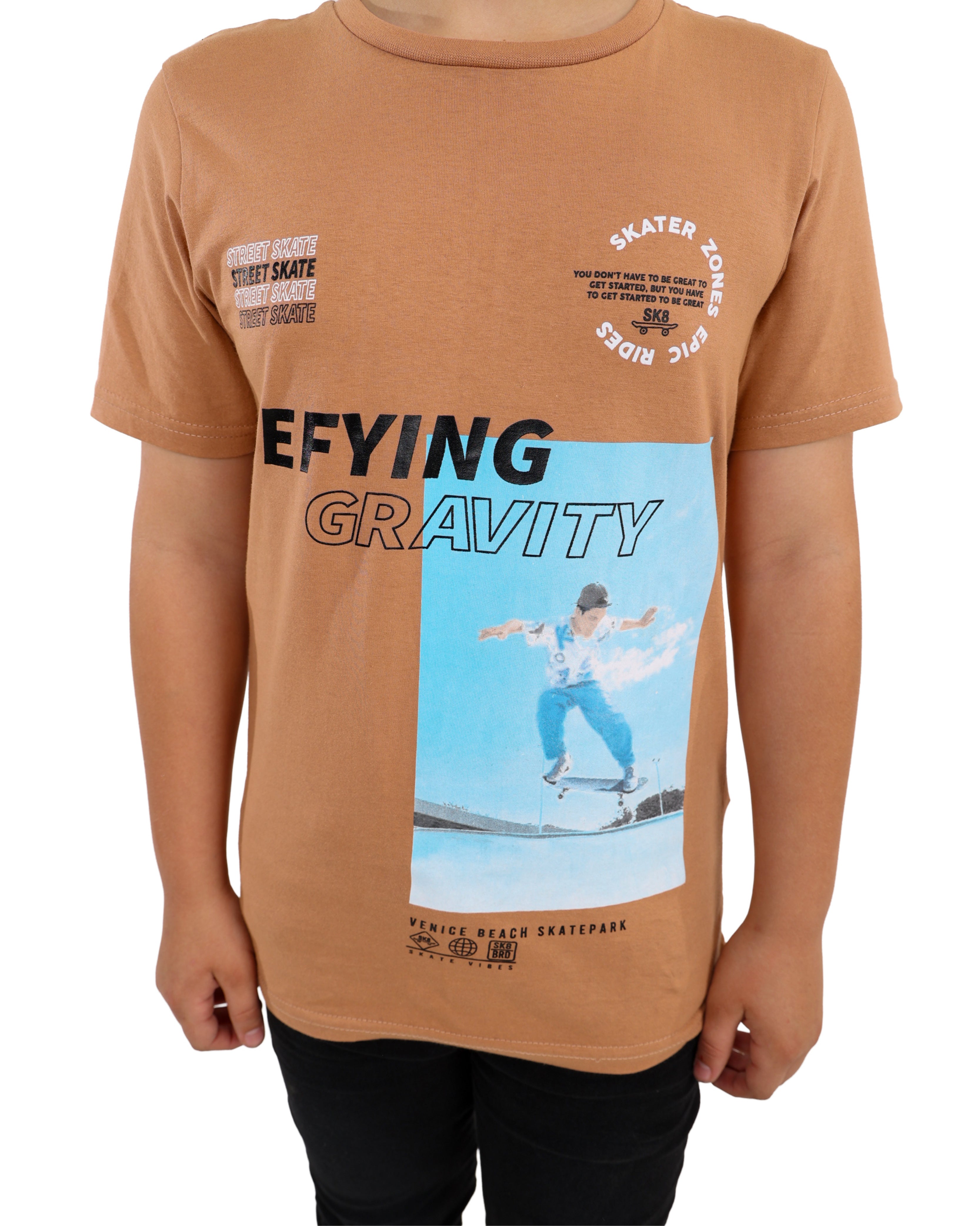 Short Sleeve Defying Gravity Graphic T-Shirt