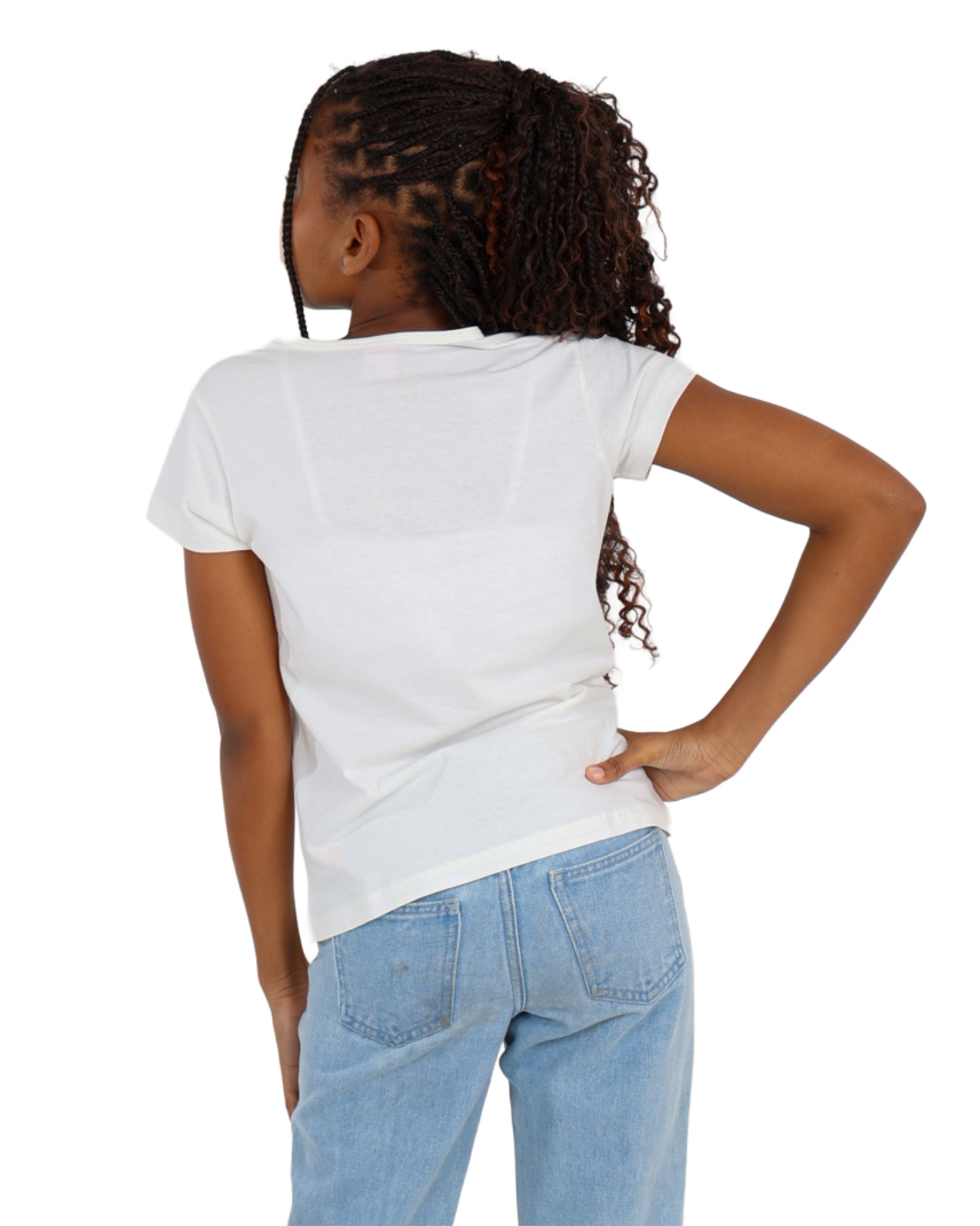 Short Sleeve "Happiness" Graphic Print T-Shirt