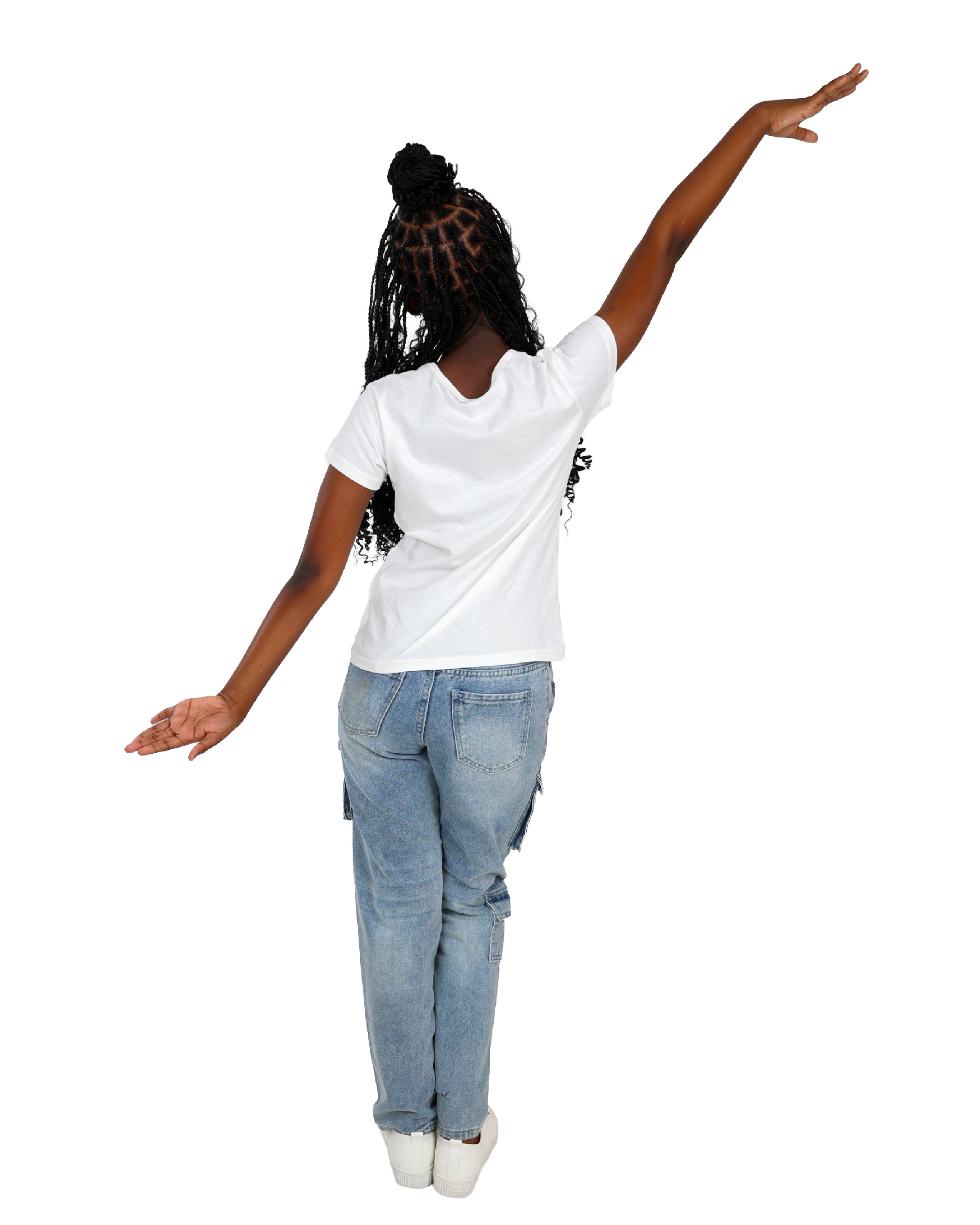 Medium Indigo Cargo Jeans